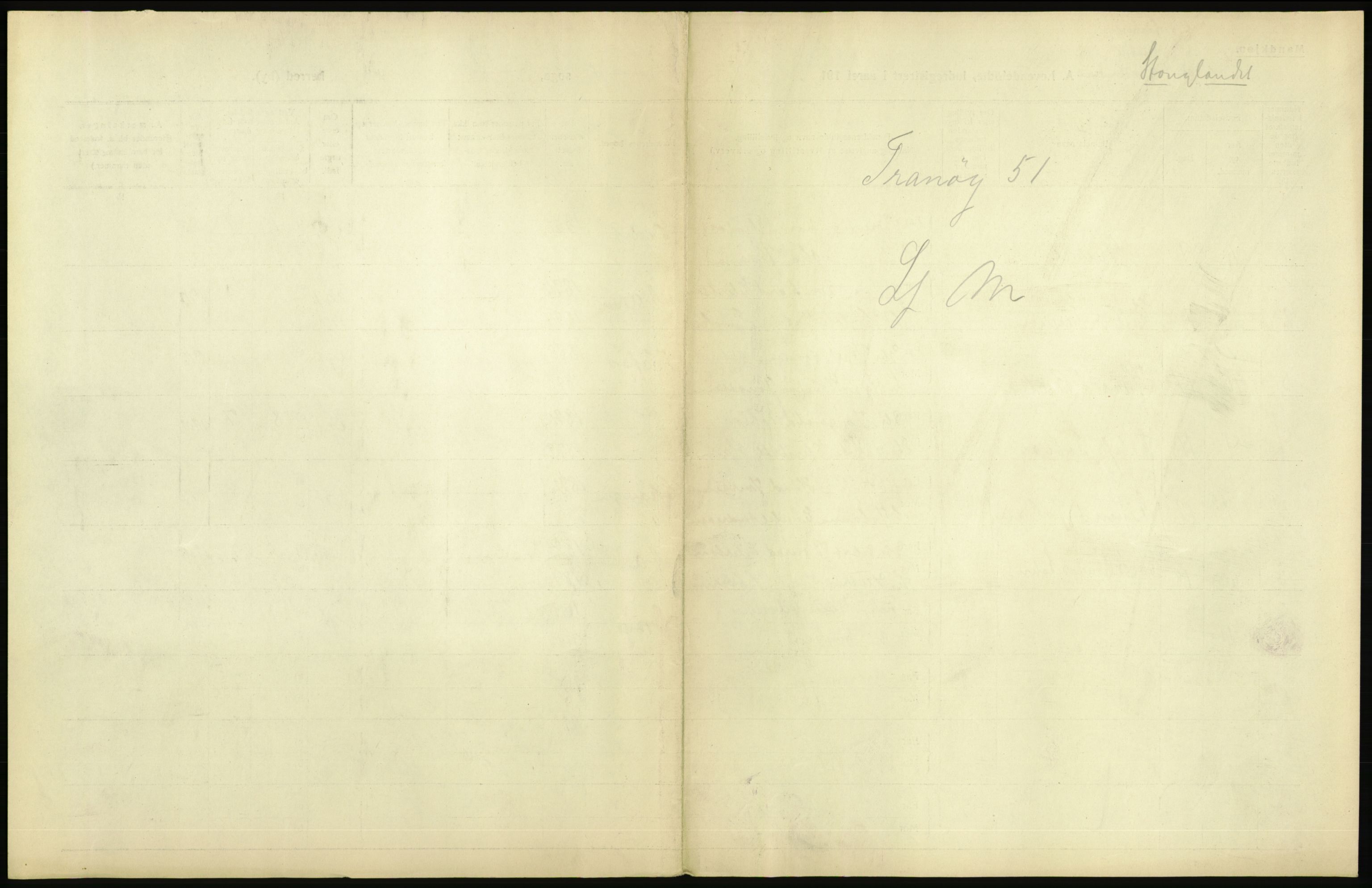 Statistisk sentralbyrå, Sosiodemografiske emner, Befolkning, AV/RA-S-2228/D/Df/Dfb/Dfbh/L0056: Troms fylke: Levendefødte menn og kvinner. Bygder og byer., 1918, p. 433