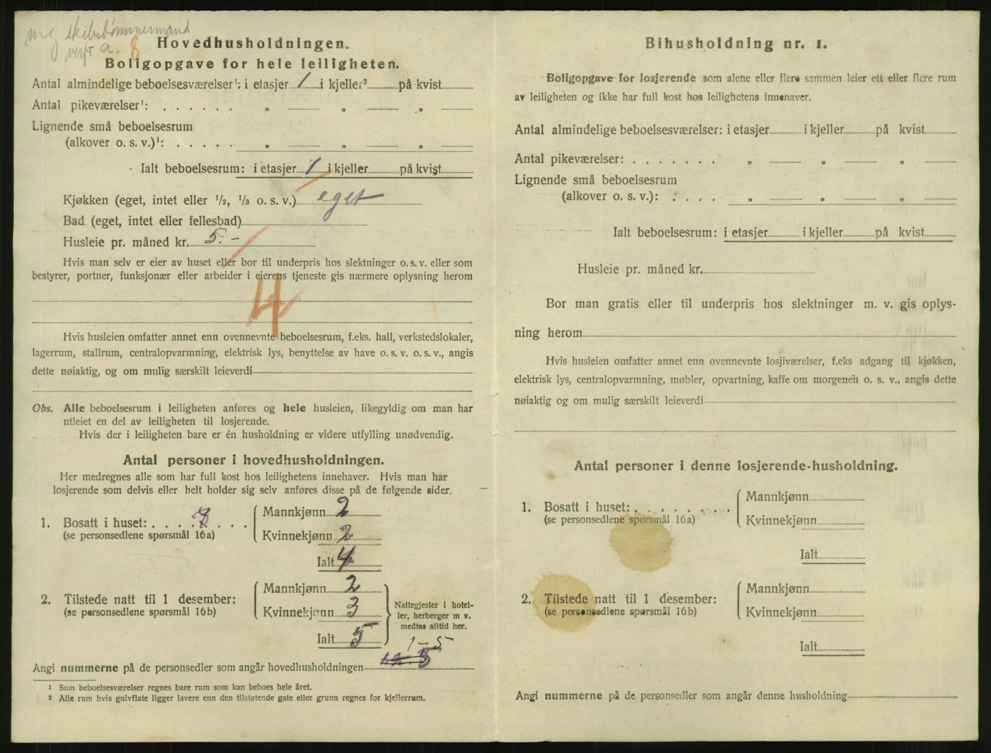 SAT, 1920 census for Bodø, 1920, p. 3272