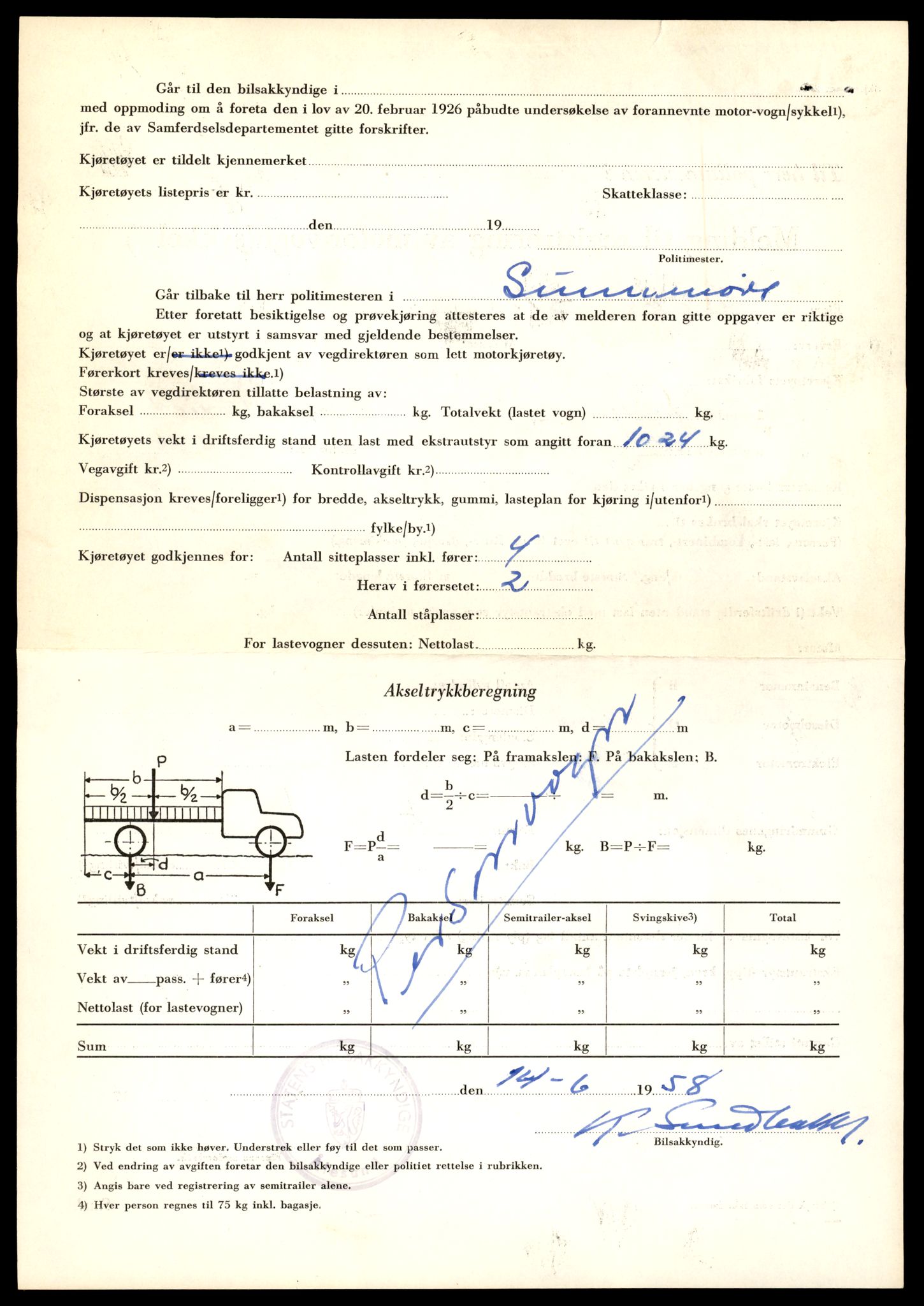 Møre og Romsdal vegkontor - Ålesund trafikkstasjon, AV/SAT-A-4099/F/Fe/L0047: Registreringskort for kjøretøy T 14580 - T 14720, 1927-1998, p. 344
