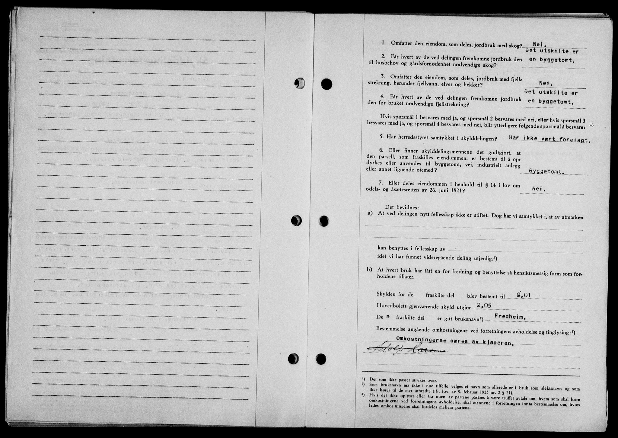 Lofoten sorenskriveri, SAT/A-0017/1/2/2C/L0016a: Mortgage book no. 16a, 1947-1947, Diary no: : 843/1947