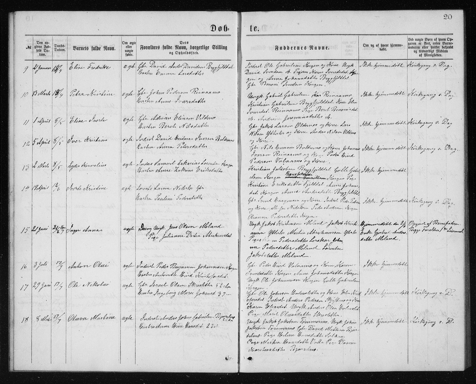 Ministerialprotokoller, klokkerbøker og fødselsregistre - Nordland, SAT/A-1459/826/L0381: Parish register (copy) no. 826C01, 1877-1886, p. 20