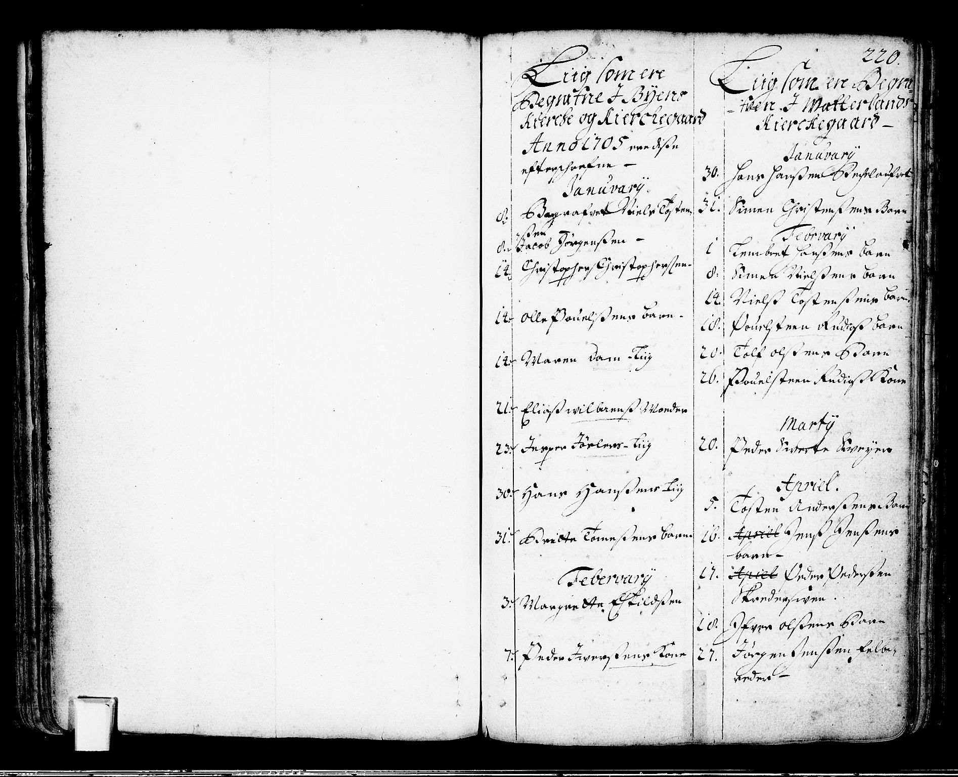 Oslo domkirke Kirkebøker, SAO/A-10752/F/Fa/L0002: Parish register (official) no. 2, 1705-1730, p. 220