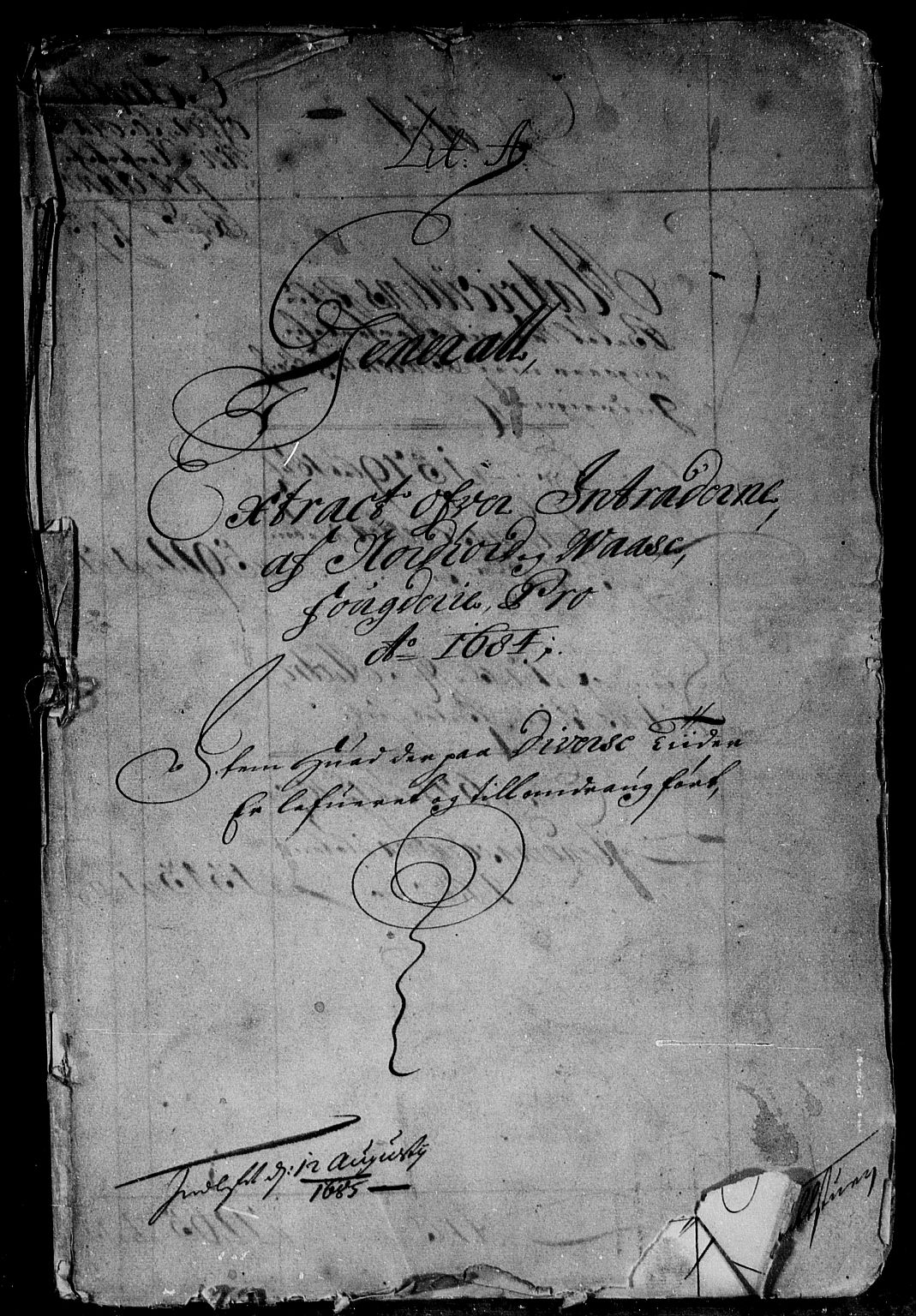 Rentekammeret inntil 1814, Reviderte regnskaper, Stiftamtstueregnskaper, Bergen stiftamt, AV/RA-EA-6043/R/Rc/L0072: Bergen stiftamt, 1684