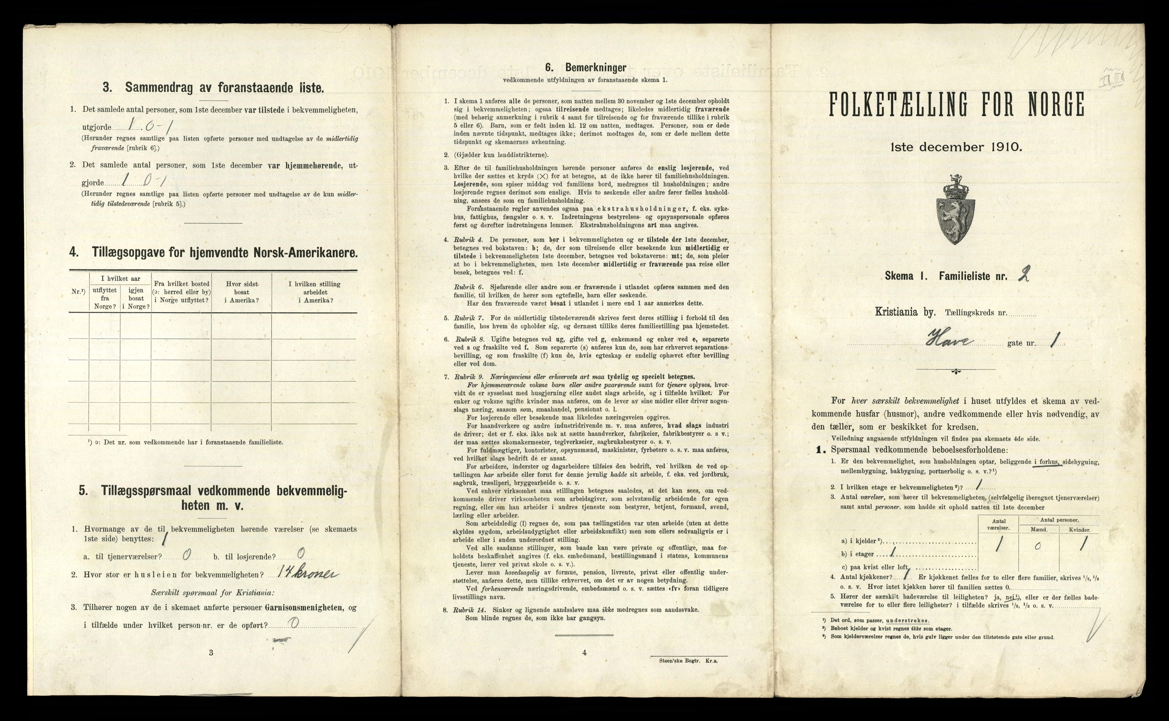 RA, 1910 census for Kristiania, 1910, p. 34745