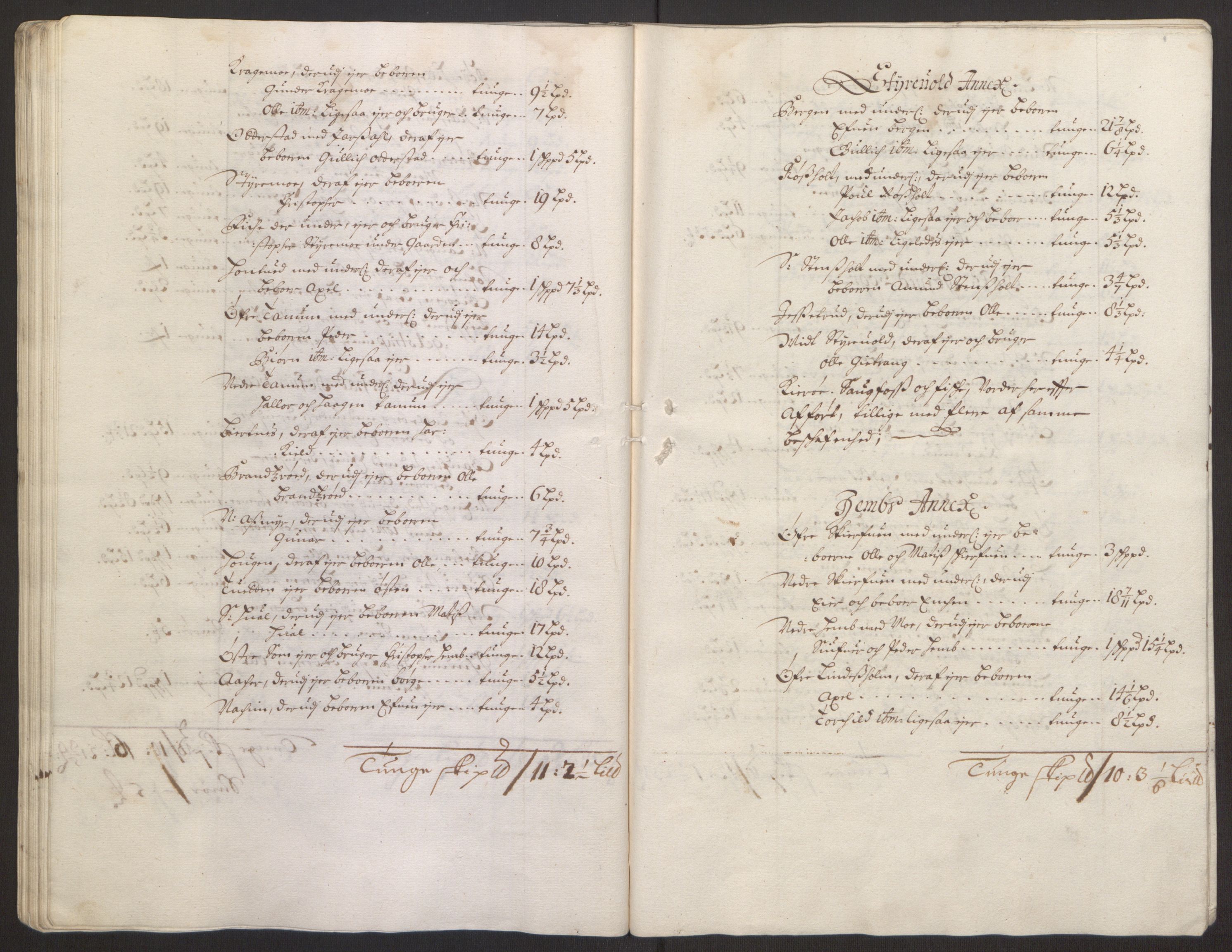 Rentekammeret inntil 1814, Reviderte regnskaper, Fogderegnskap, RA/EA-4092/R32/L1867: Fogderegnskap Jarlsberg grevskap, 1694-1696, p. 120