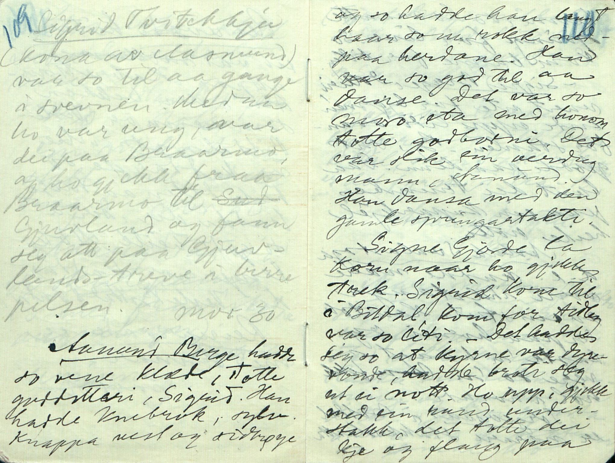 Rikard Berge, TEMU/TGM-A-1003/F/L0017/0016: 551-599 / 566 Notisbokblad og brev til Rikard Berge, 1910-1950, p. 109-110