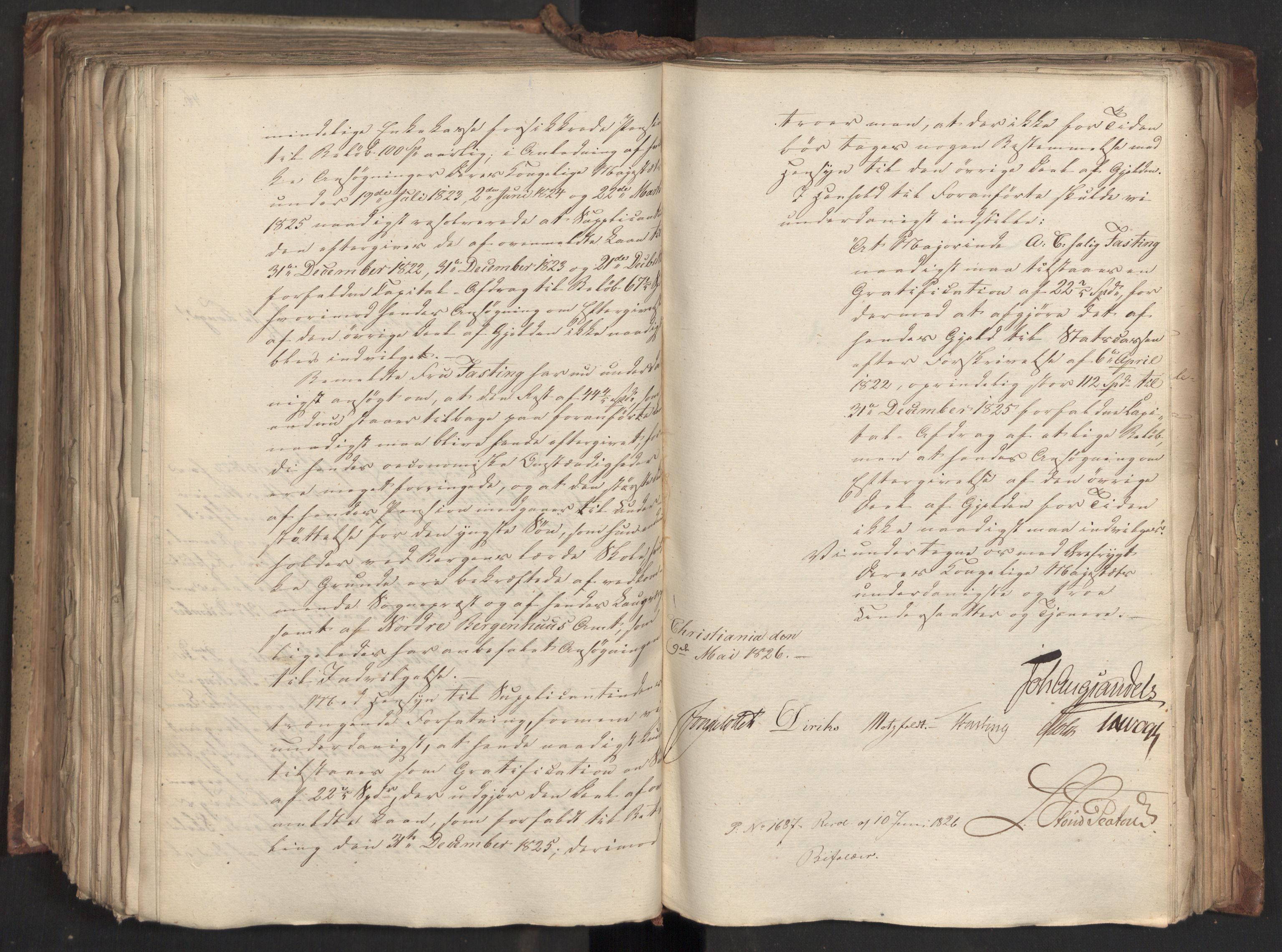 Statsrådsavdelingen i Stockholm, RA/S-1003/D/Da/L0046: Regjeringsinnstillinger nr. 3308-3500, 1826, p. 373