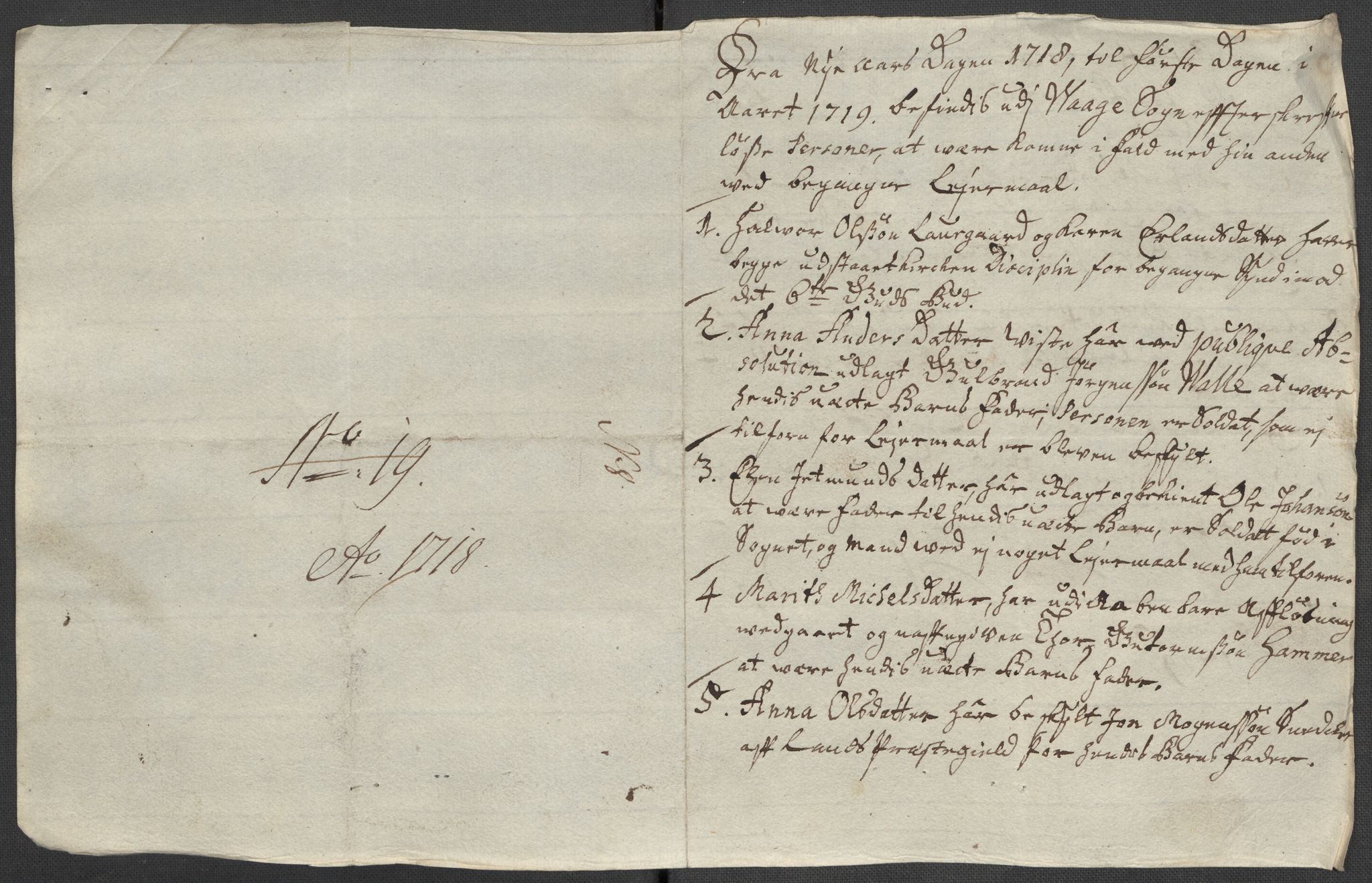 Rentekammeret inntil 1814, Reviderte regnskaper, Fogderegnskap, AV/RA-EA-4092/R17/L1188: Fogderegnskap Gudbrandsdal, 1718, p. 105