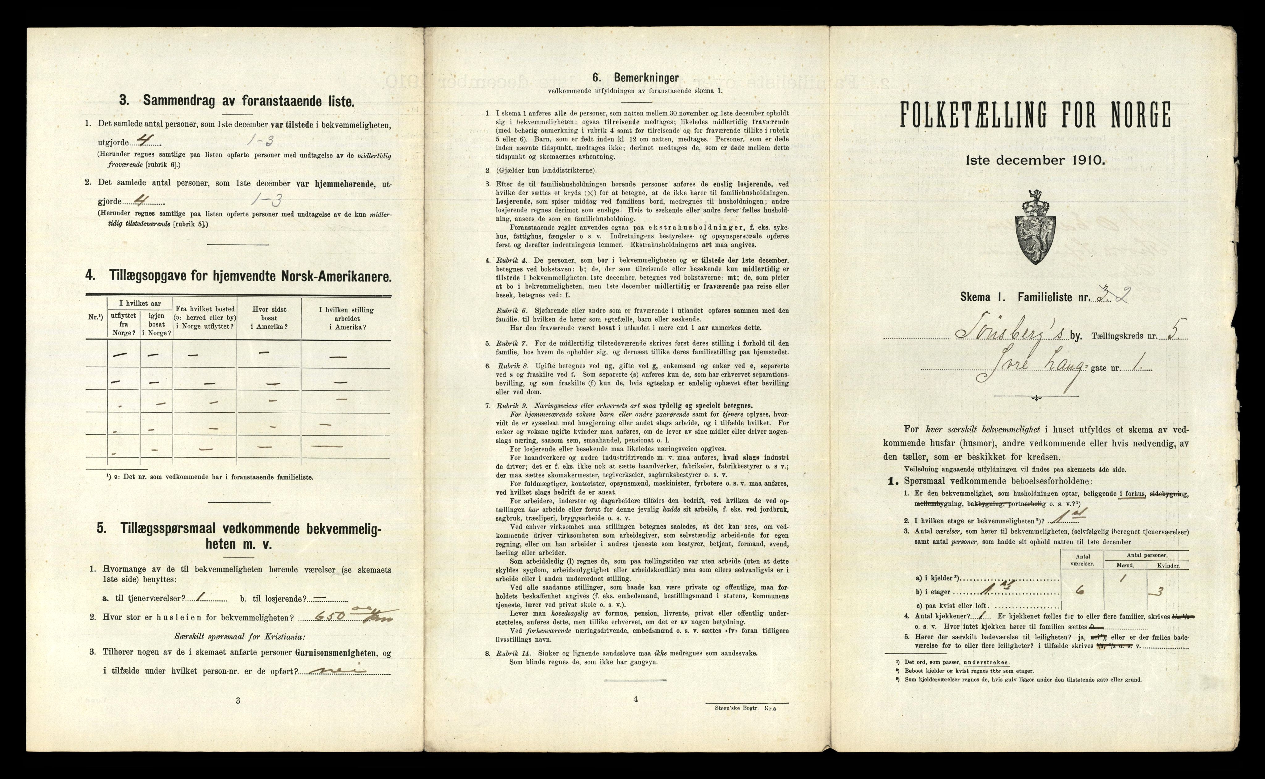 RA, 1910 census for Tønsberg, 1910, p. 1901