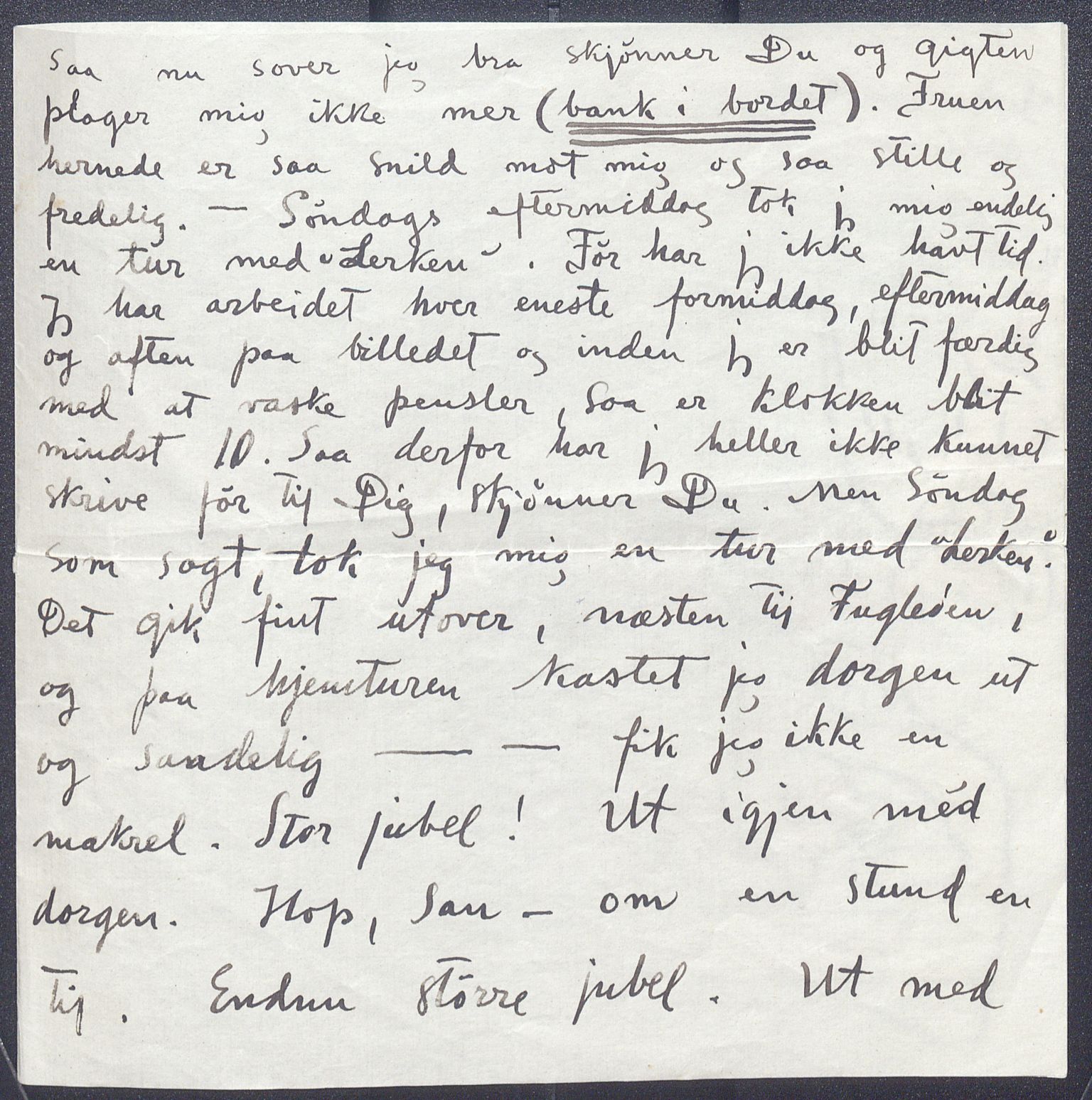 Harald Sohlberg, NMFK/NMFK-1057/D/L0001: Illustrerte brev fra Harald Sohlberg (1869-1935) til sønnen Dag Sohlberg, 1920-1928, p. 25