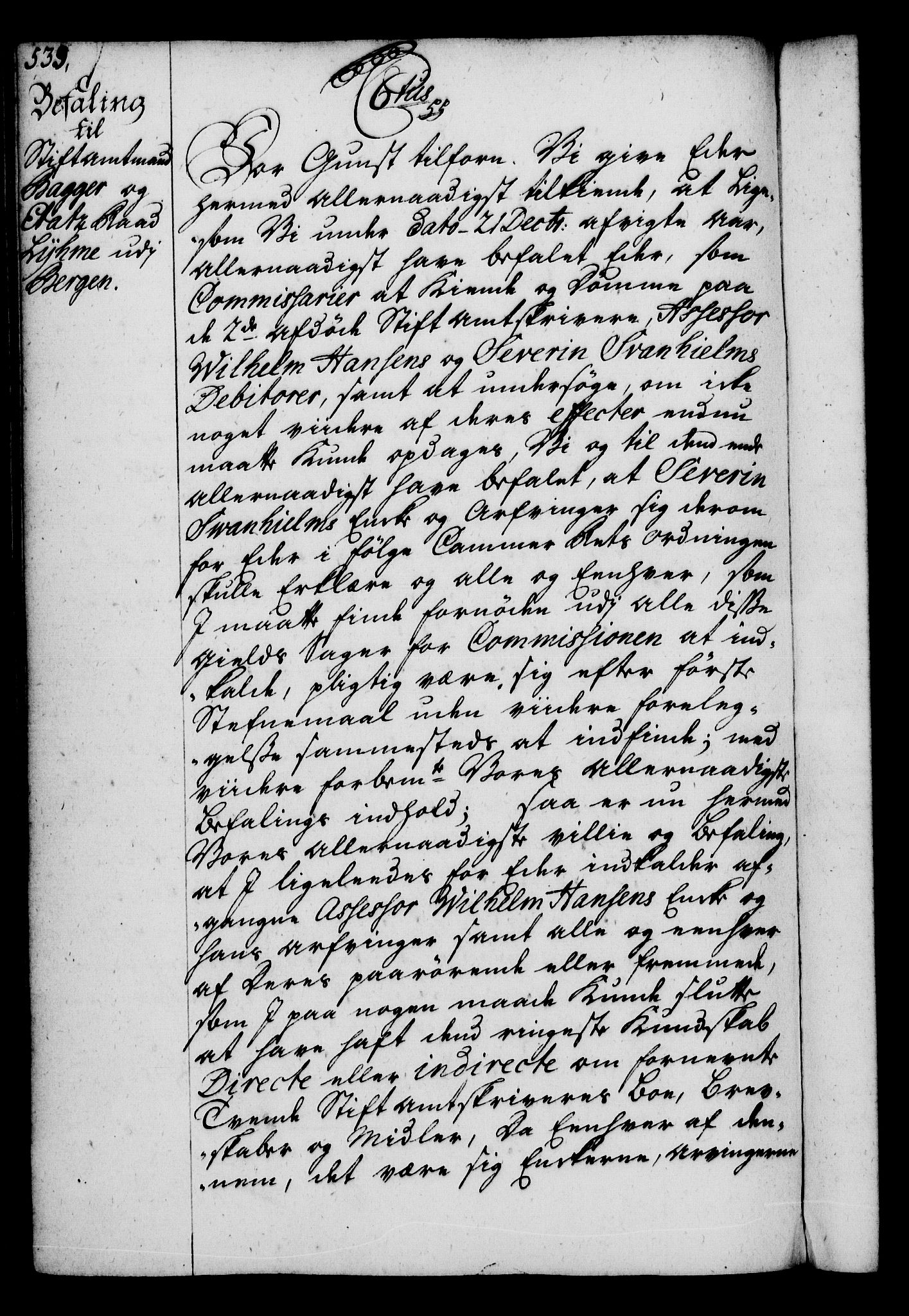 Rentekammeret, Kammerkanselliet, AV/RA-EA-3111/G/Gg/Gga/L0004: Norsk ekspedisjonsprotokoll med register (merket RK 53.4), 1734-1741, p. 539