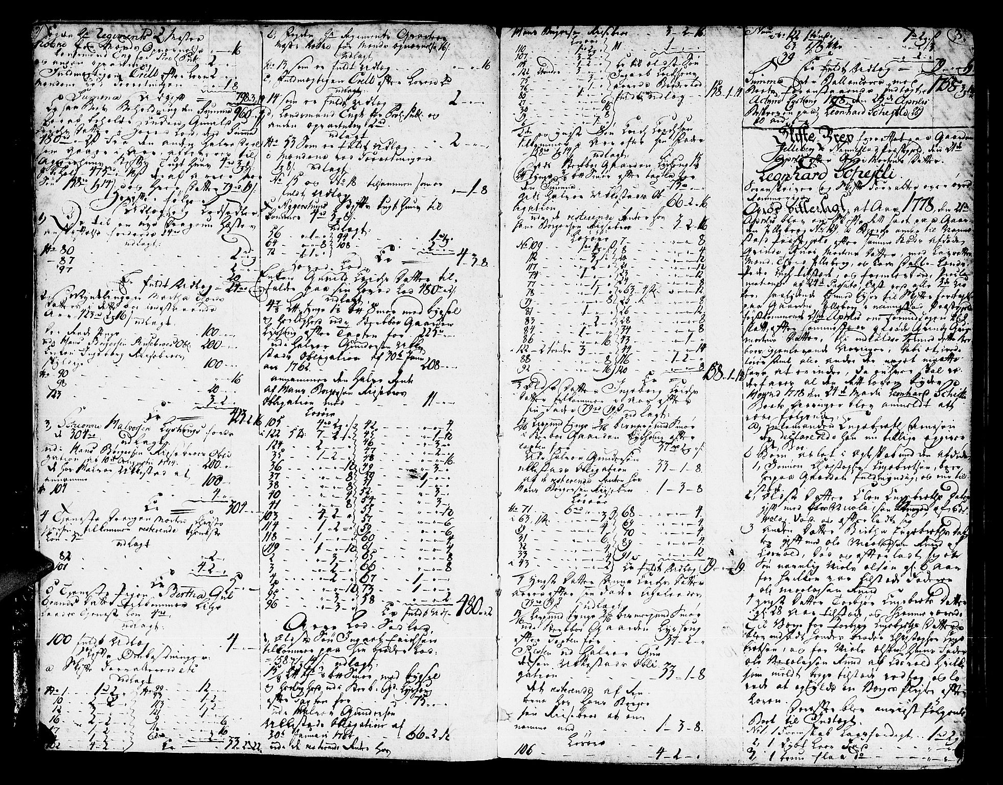 Øvre Romerike sorenskriveri, AV/SAO-A-10649/H/Hb/L0011: Skifteprotokoll nr. 11, 1778-1783, p. 2b-3a