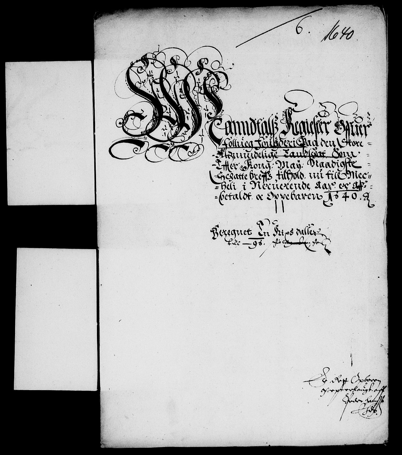 Rentekammeret inntil 1814, Reviderte regnskaper, Lensregnskaper, AV/RA-EA-5023/R/Rb/Rba/L0151: Akershus len, 1640-1641