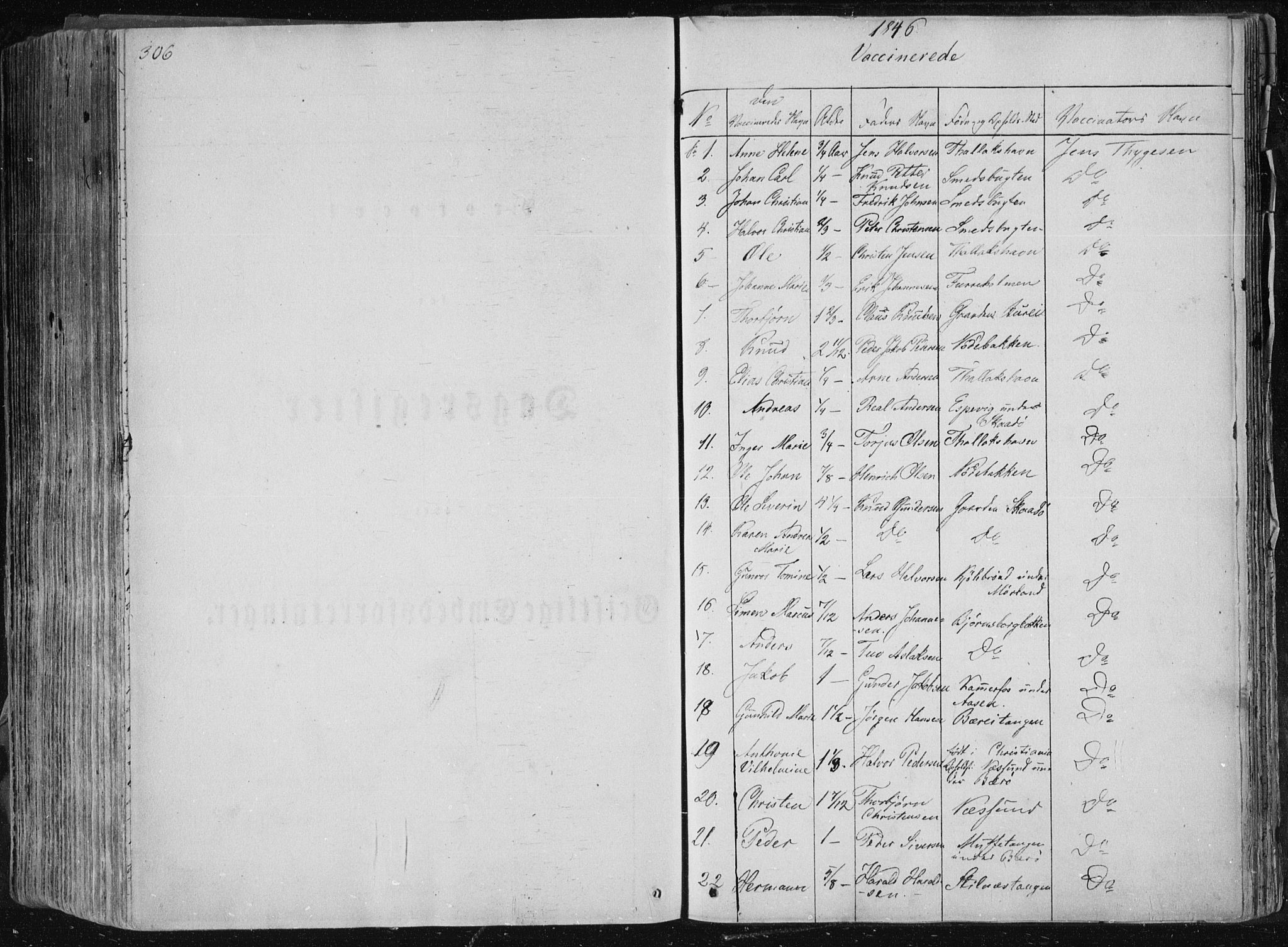 Sannidal kirkebøker, SAKO/A-296/F/Fa/L0007: Parish register (official) no. 7, 1831-1854, p. 306