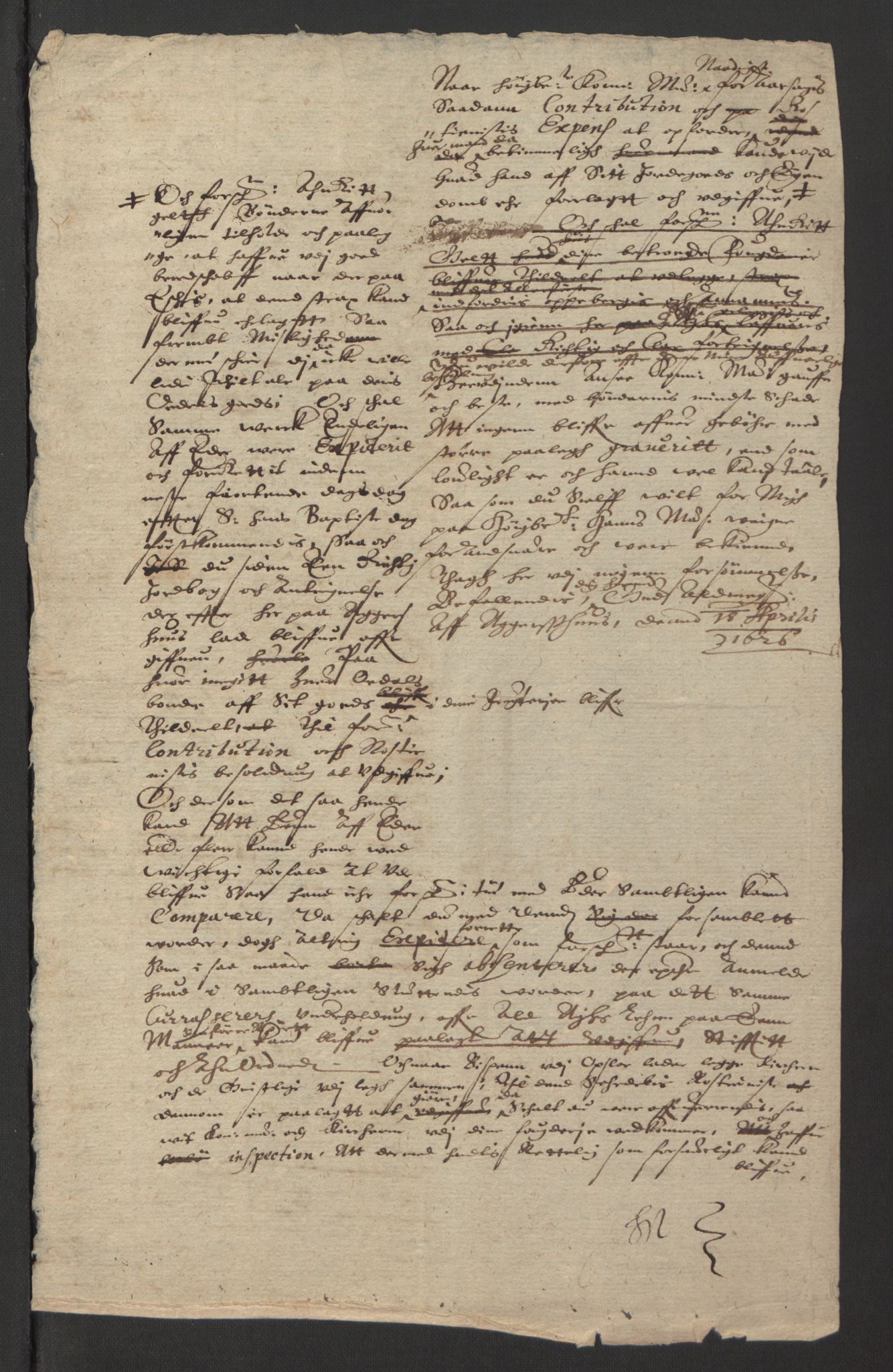 Stattholderembetet 1572-1771, AV/RA-EA-2870/Ek/L0013/0004: Jordebøker til utlikning av rosstjeneste 1624-1626: / Dokumenter om utligningen av rosstjeneste på adels- og odelsgods, 1624-1627, p. 34