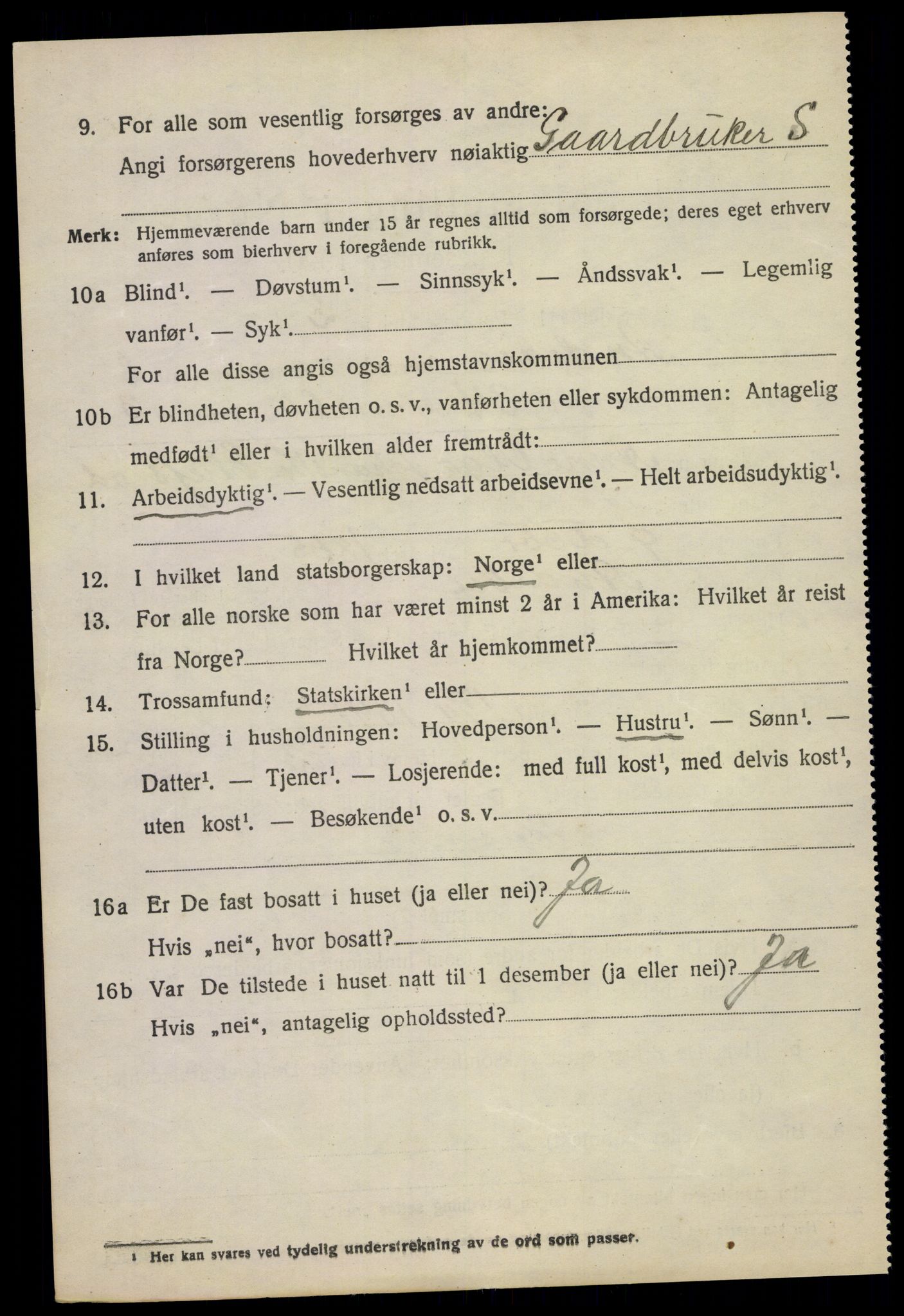 SAKO, 1920 census for Andebu, 1920, p. 3829