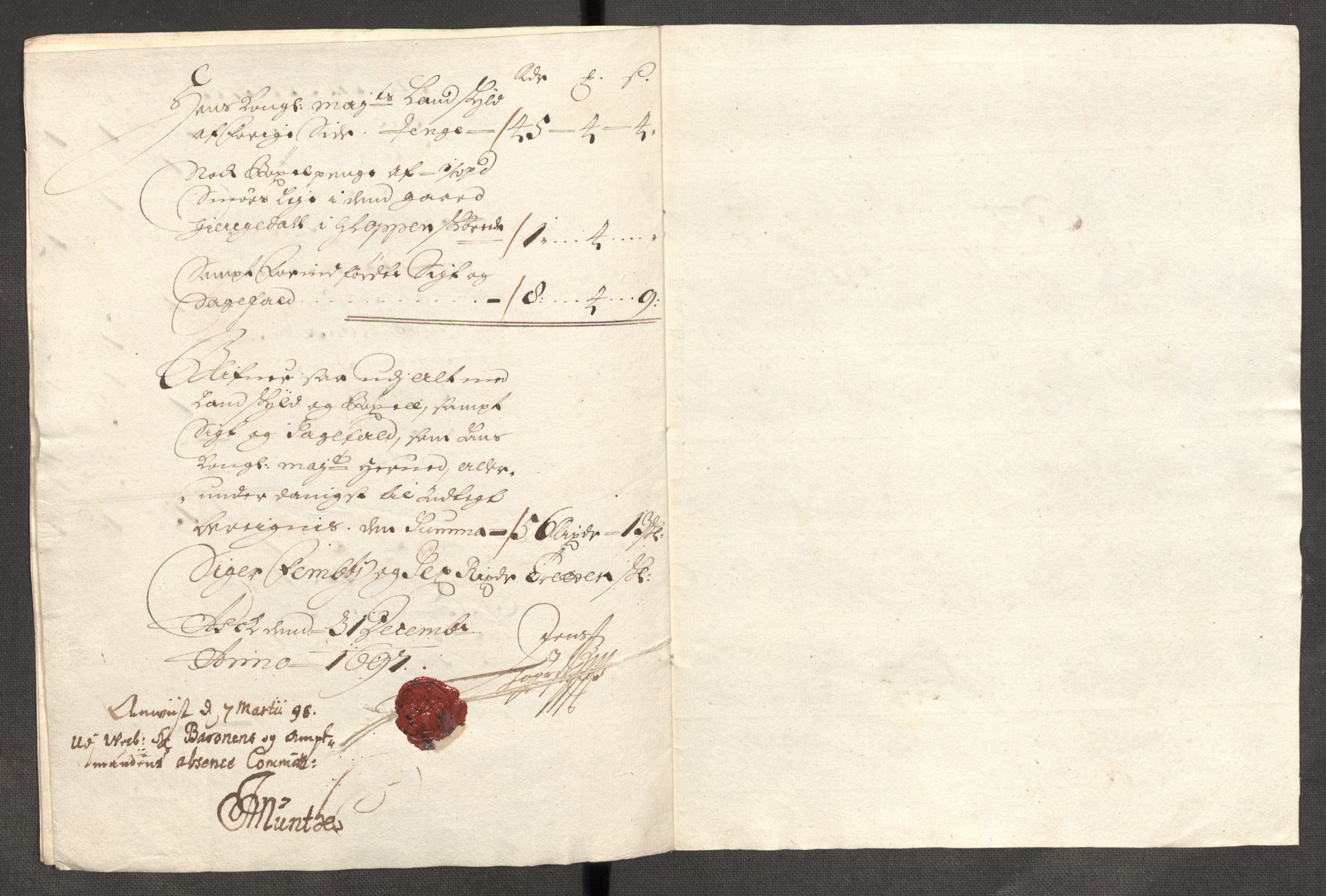 Rentekammeret inntil 1814, Reviderte regnskaper, Fogderegnskap, AV/RA-EA-4092/R53/L3423: Fogderegnskap Sunn- og Nordfjord, 1697-1698, p. 138