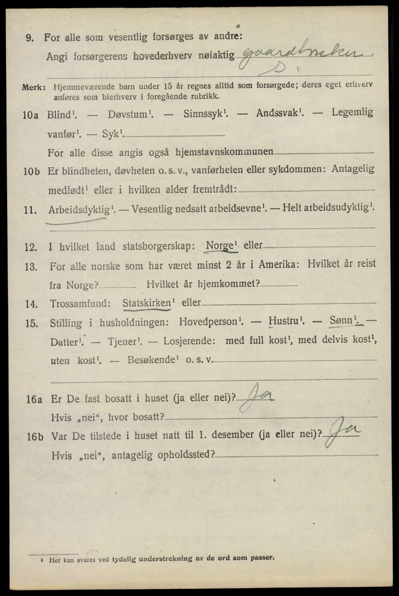 SAO, 1920 census for Trøgstad, 1920, p. 4639