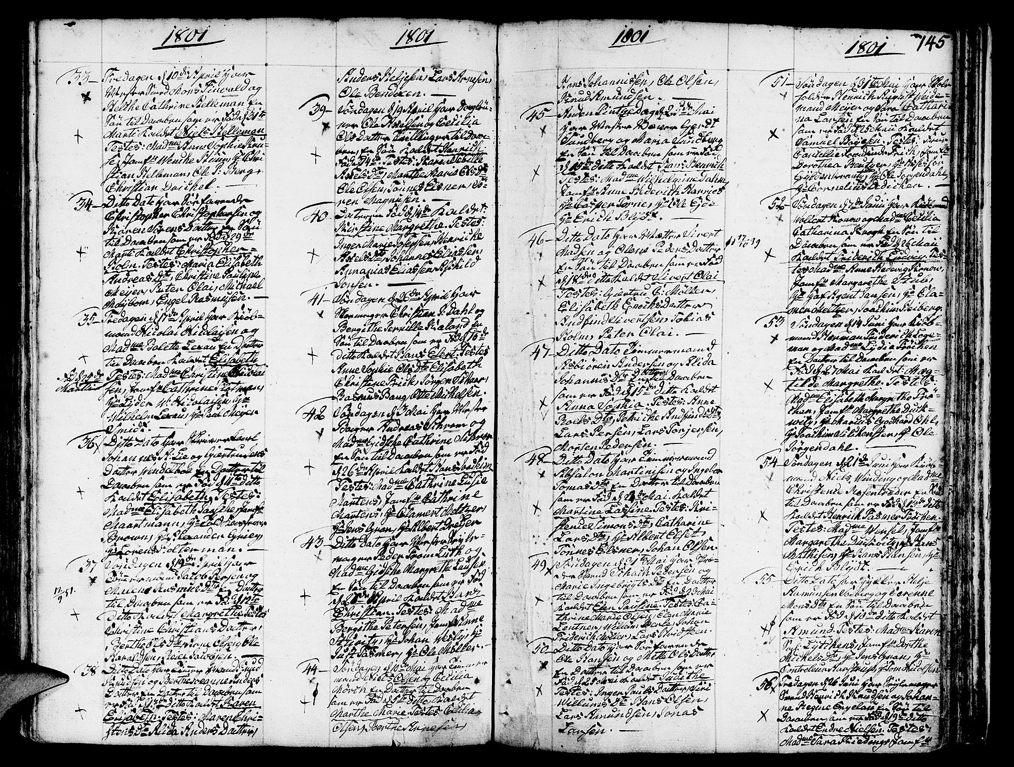 Nykirken Sokneprestembete, AV/SAB-A-77101/H/Haa/L0005: Parish register (official) no. A 5, 1775-1808, p. 145