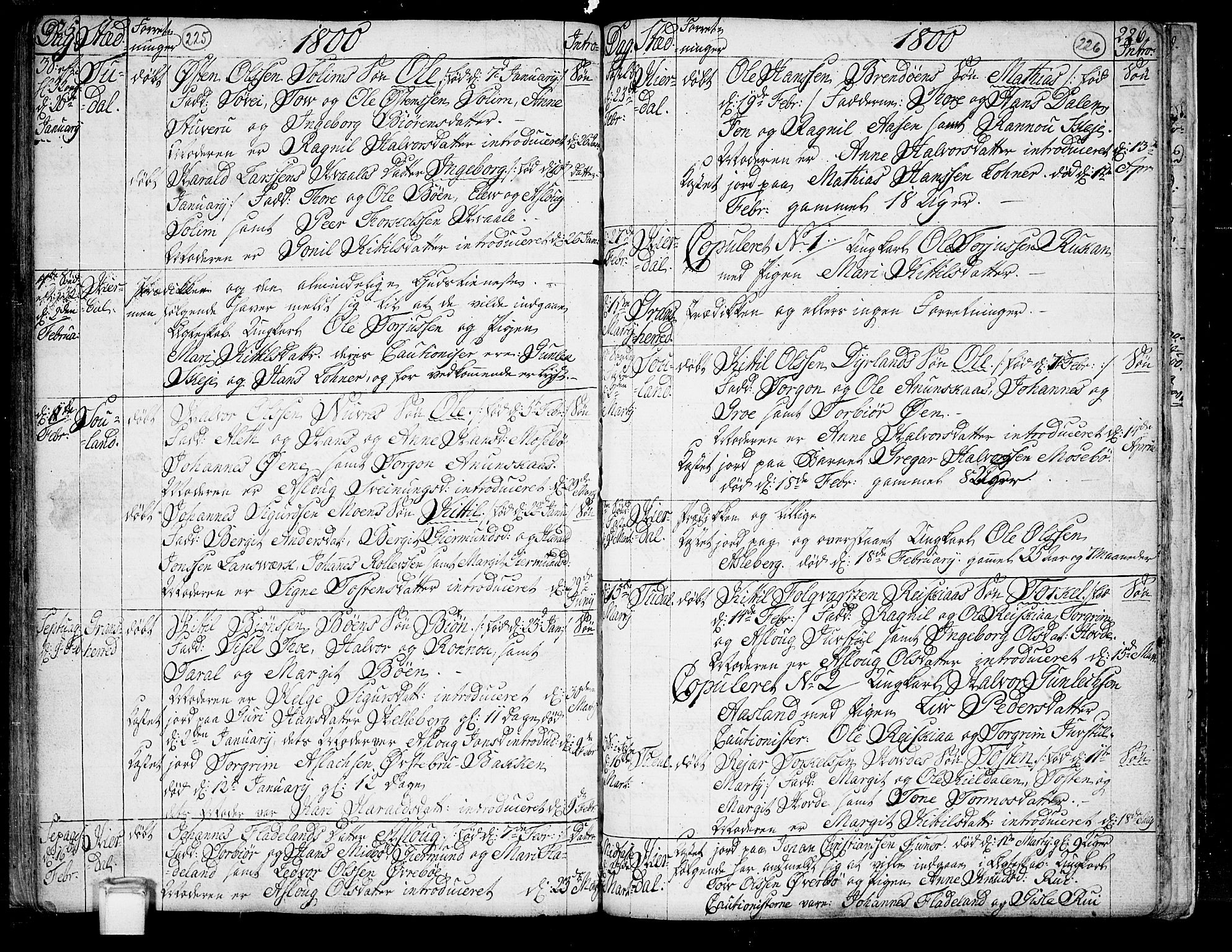 Hjartdal kirkebøker, SAKO/A-270/F/Fa/L0005: Parish register (official) no. I 5, 1776-1801, p. 225-226