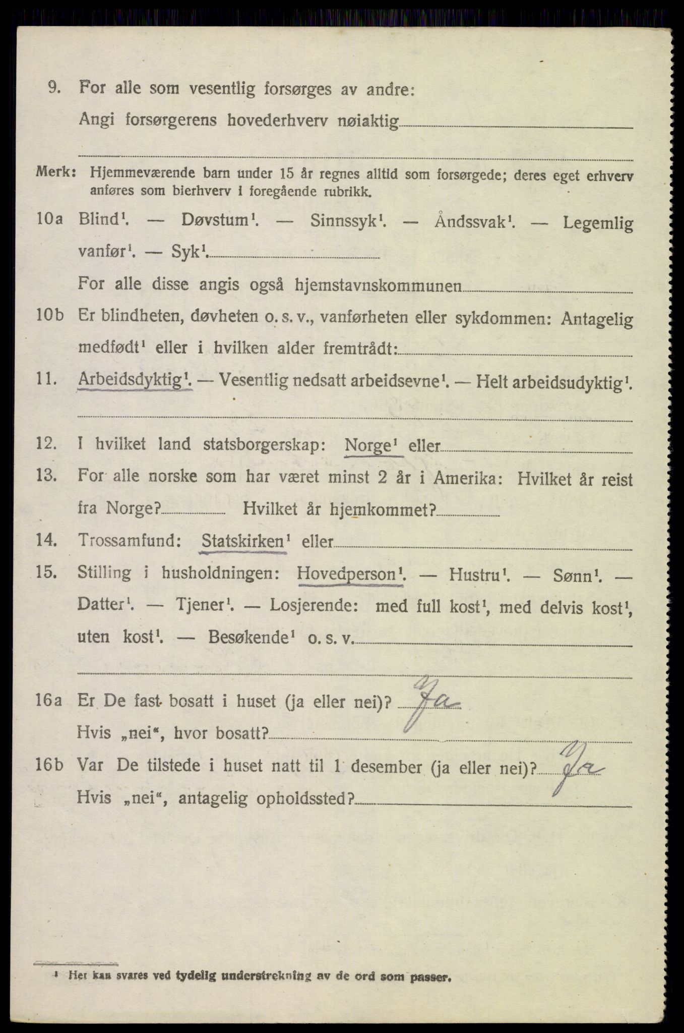 SAH, 1920 census for Østre Toten, 1920, p. 6111