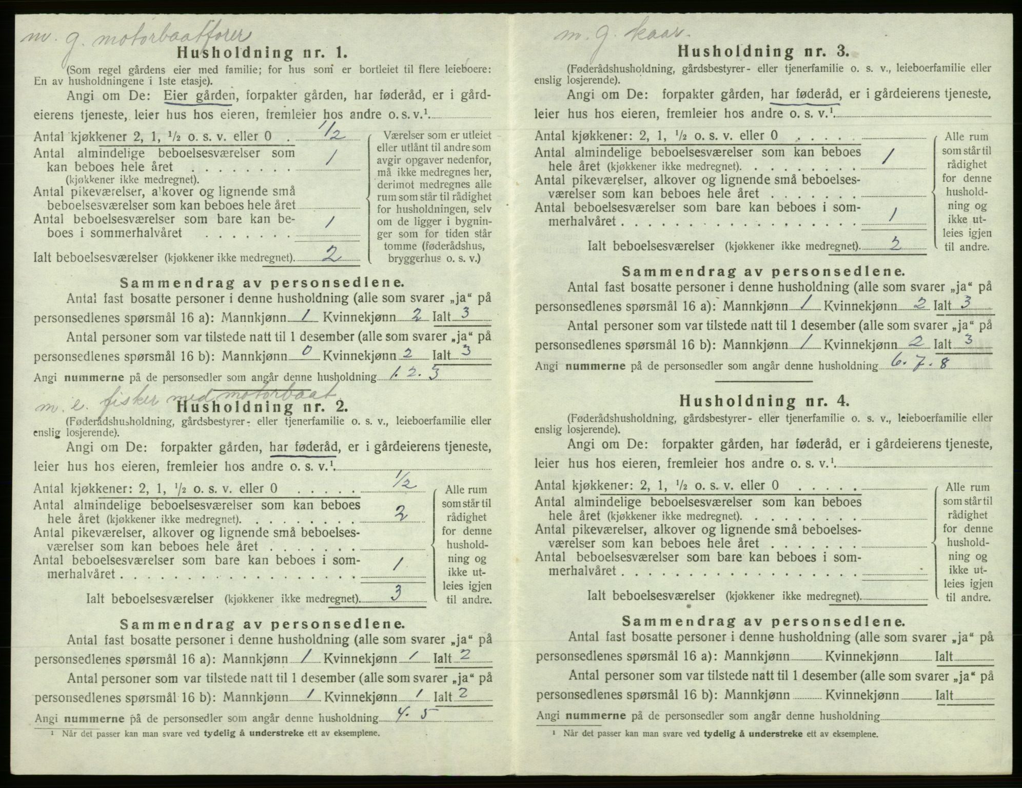 SAB, 1920 census for Os, 1920, p. 330