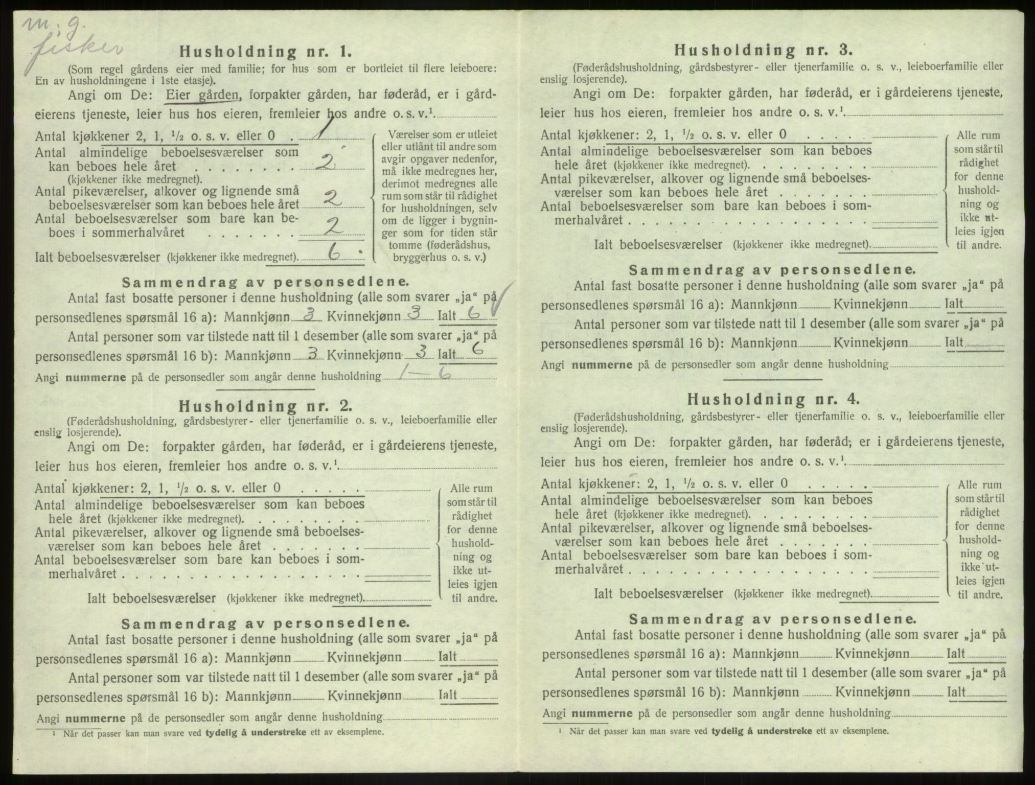 SAB, 1920 census for Askvoll, 1920, p. 546