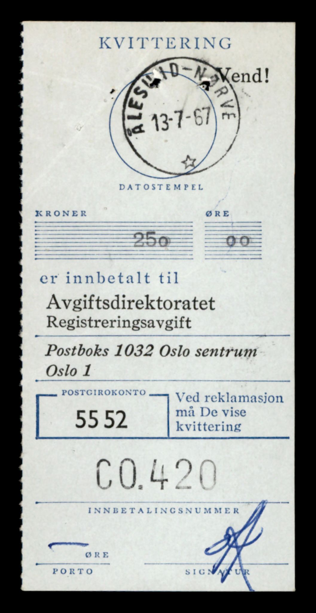 Møre og Romsdal vegkontor - Ålesund trafikkstasjon, AV/SAT-A-4099/F/Fe/L0025: Registreringskort for kjøretøy T 10931 - T 11045, 1927-1998, p. 489