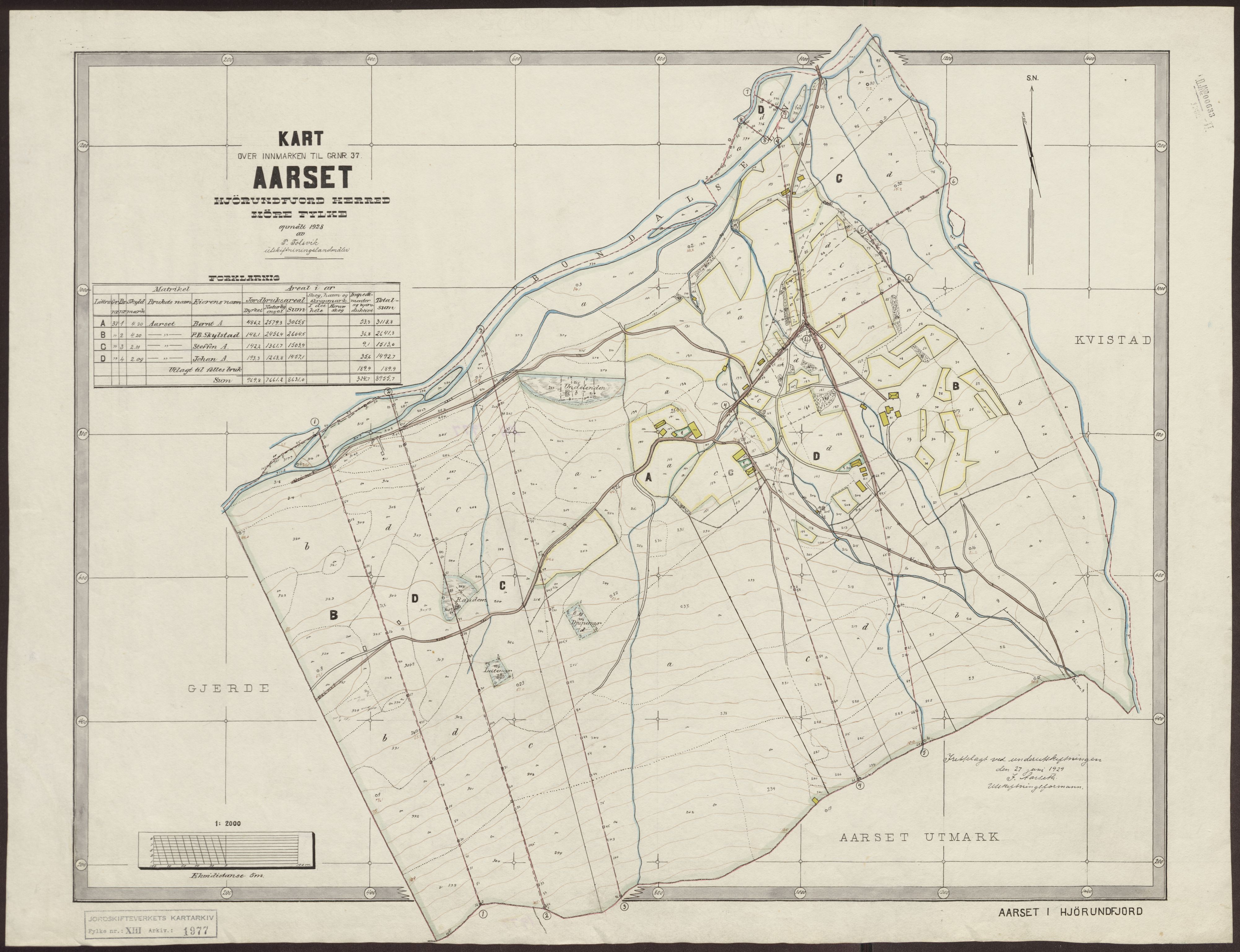 Jordskifteverkets kartarkiv, AV/RA-S-3929/T, 1859-1988, p. 2403