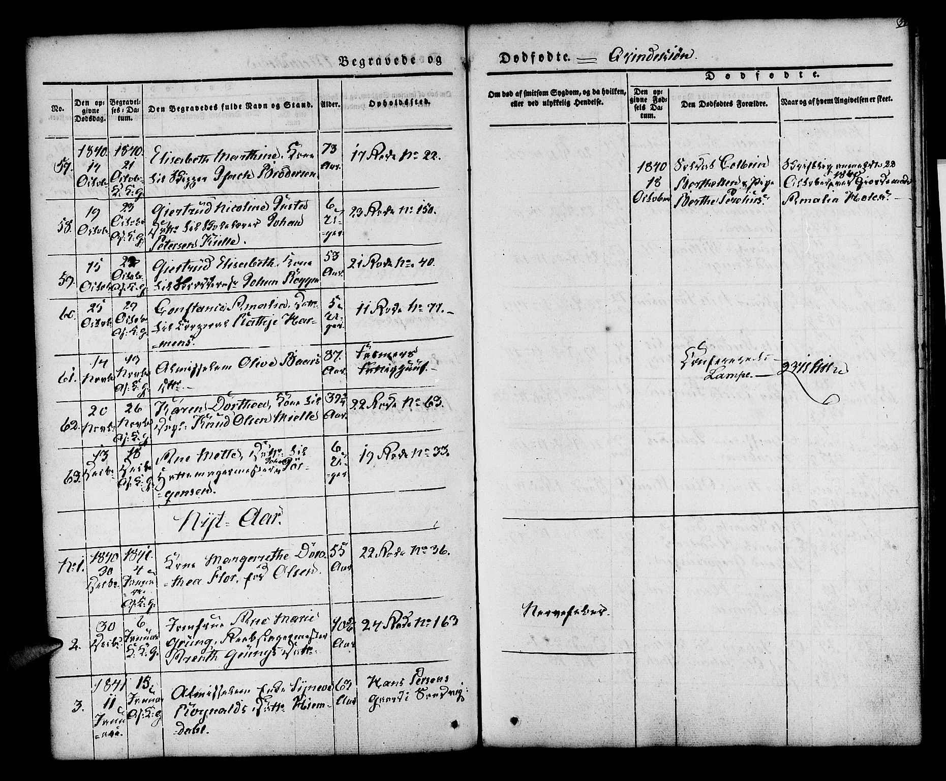 Korskirken sokneprestembete, AV/SAB-A-76101/H/Hab: Parish register (copy) no. E 1, 1837-1851, p. 54