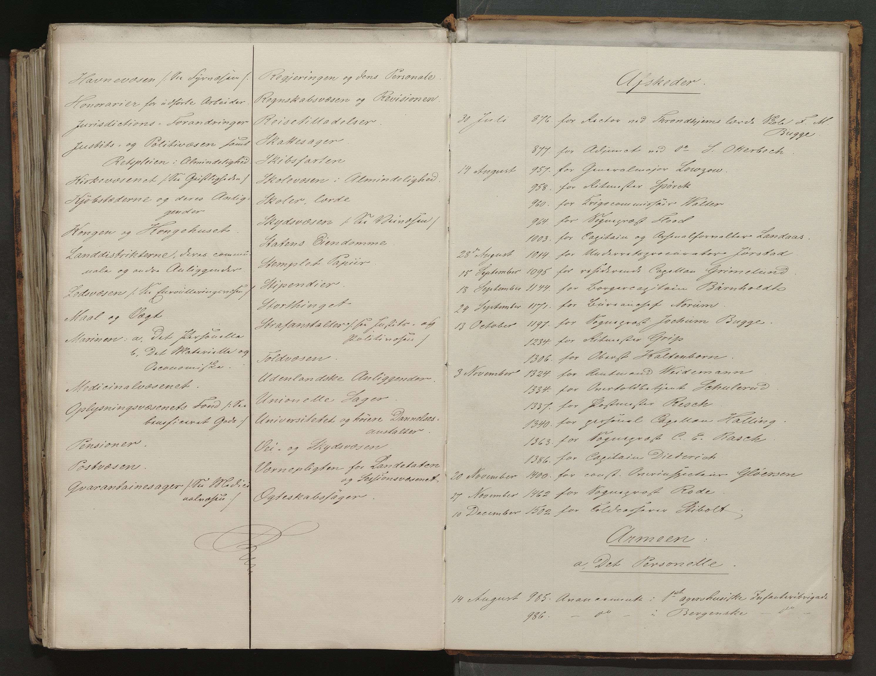 Statsrådssekretariatet, AV/RA-S-1001/A/Ab/L0074: Kgl. res. 2. halvår, 1851