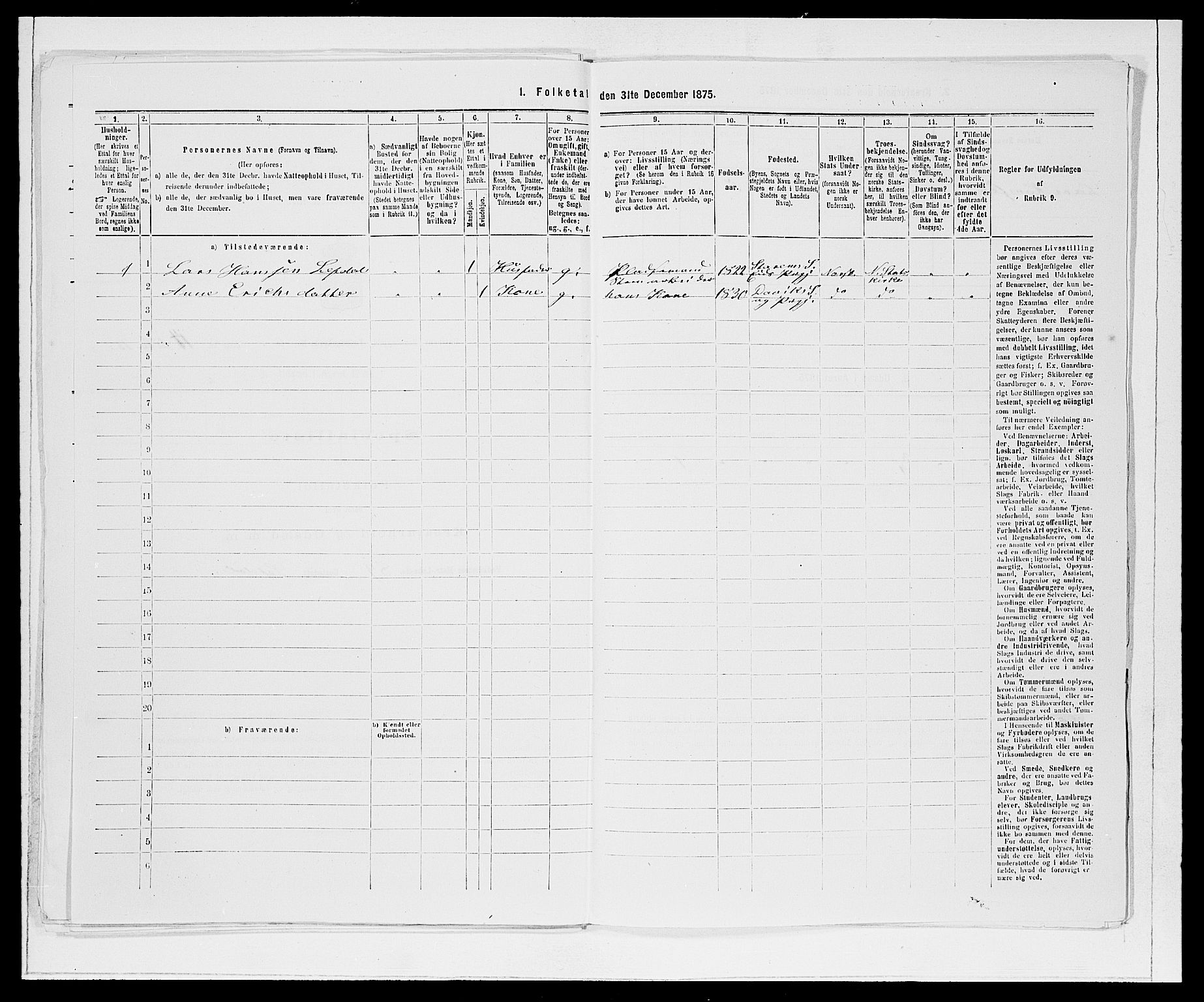 SAB, 1875 Census for 1442P Davik, 1875, p. 868