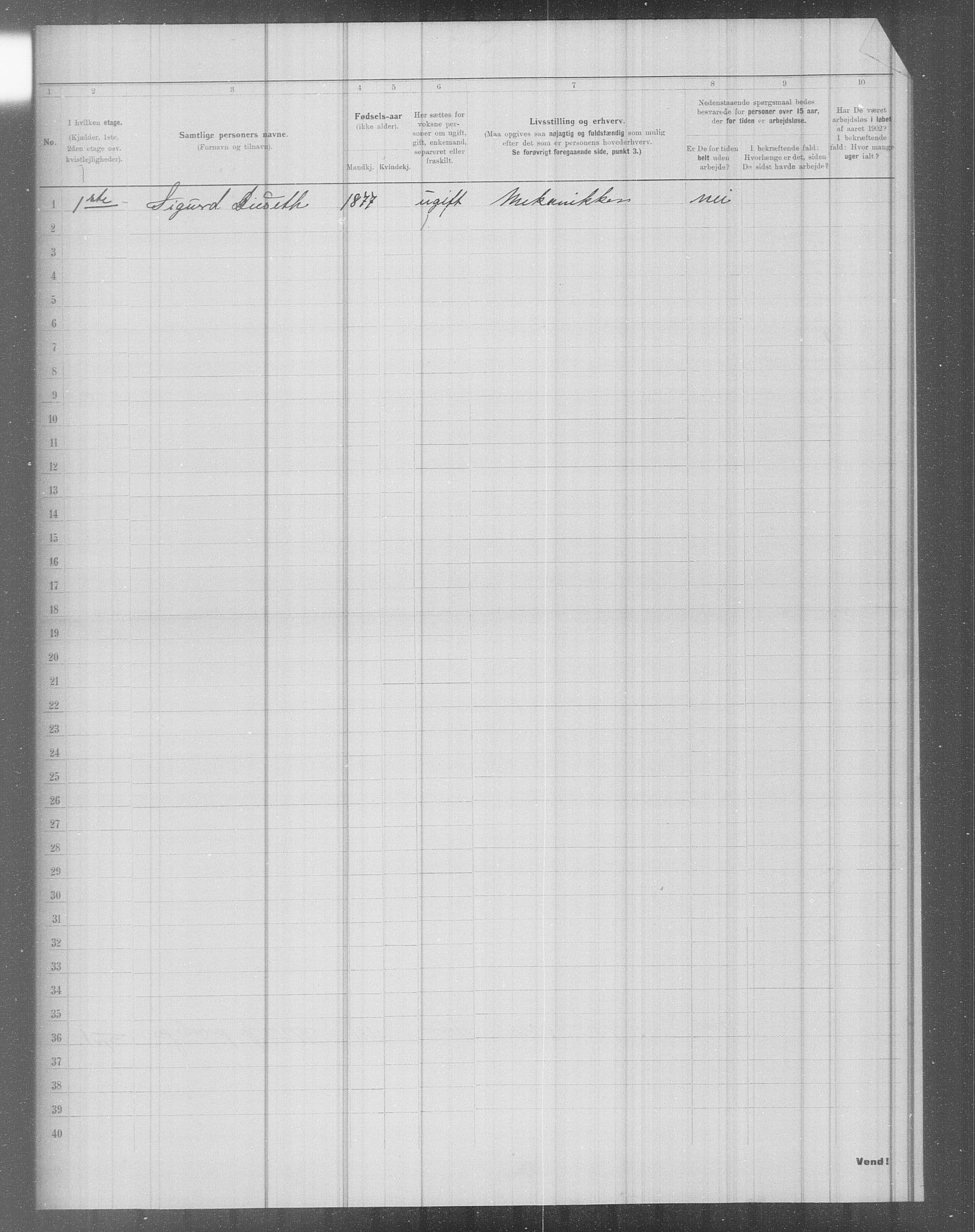 OBA, Municipal Census 1902 for Kristiania, 1902, p. 4473