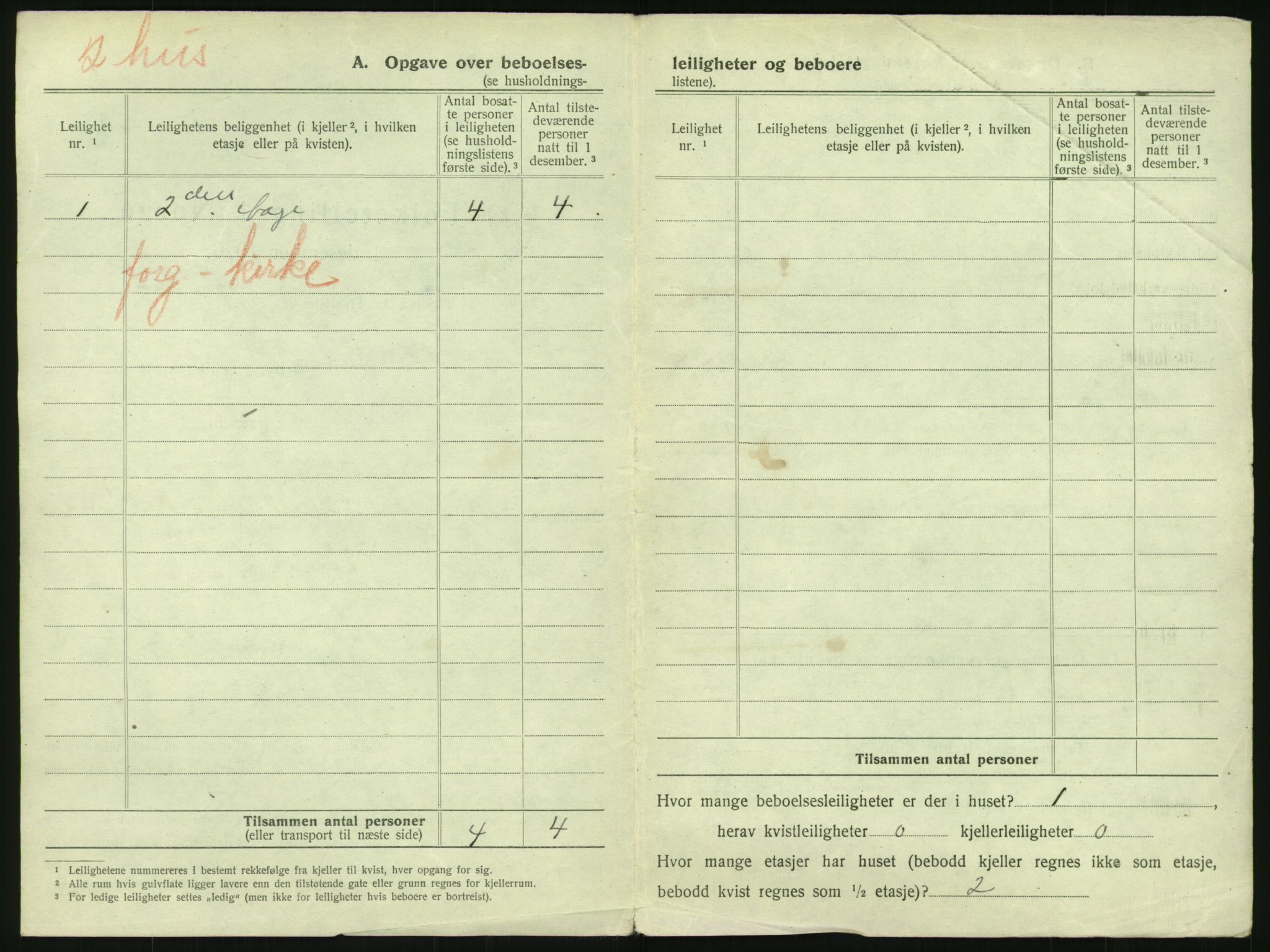 SAO, 1920 census for Kristiania, 1920, p. 99278