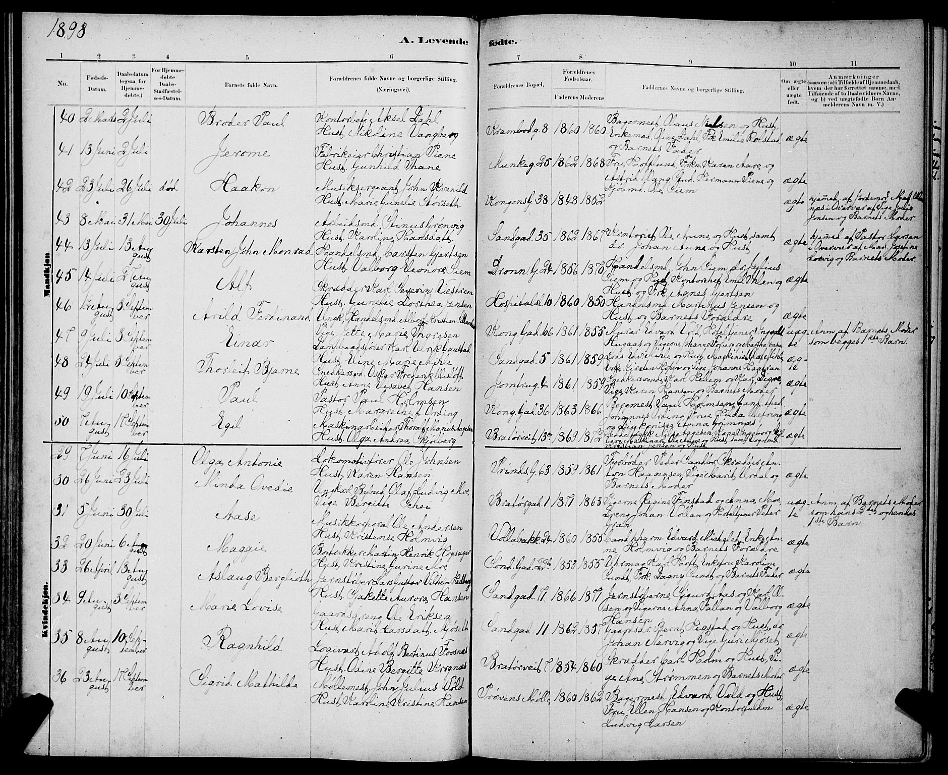 Ministerialprotokoller, klokkerbøker og fødselsregistre - Sør-Trøndelag, AV/SAT-A-1456/602/L0143: Parish register (copy) no. 602C11, 1878-1902