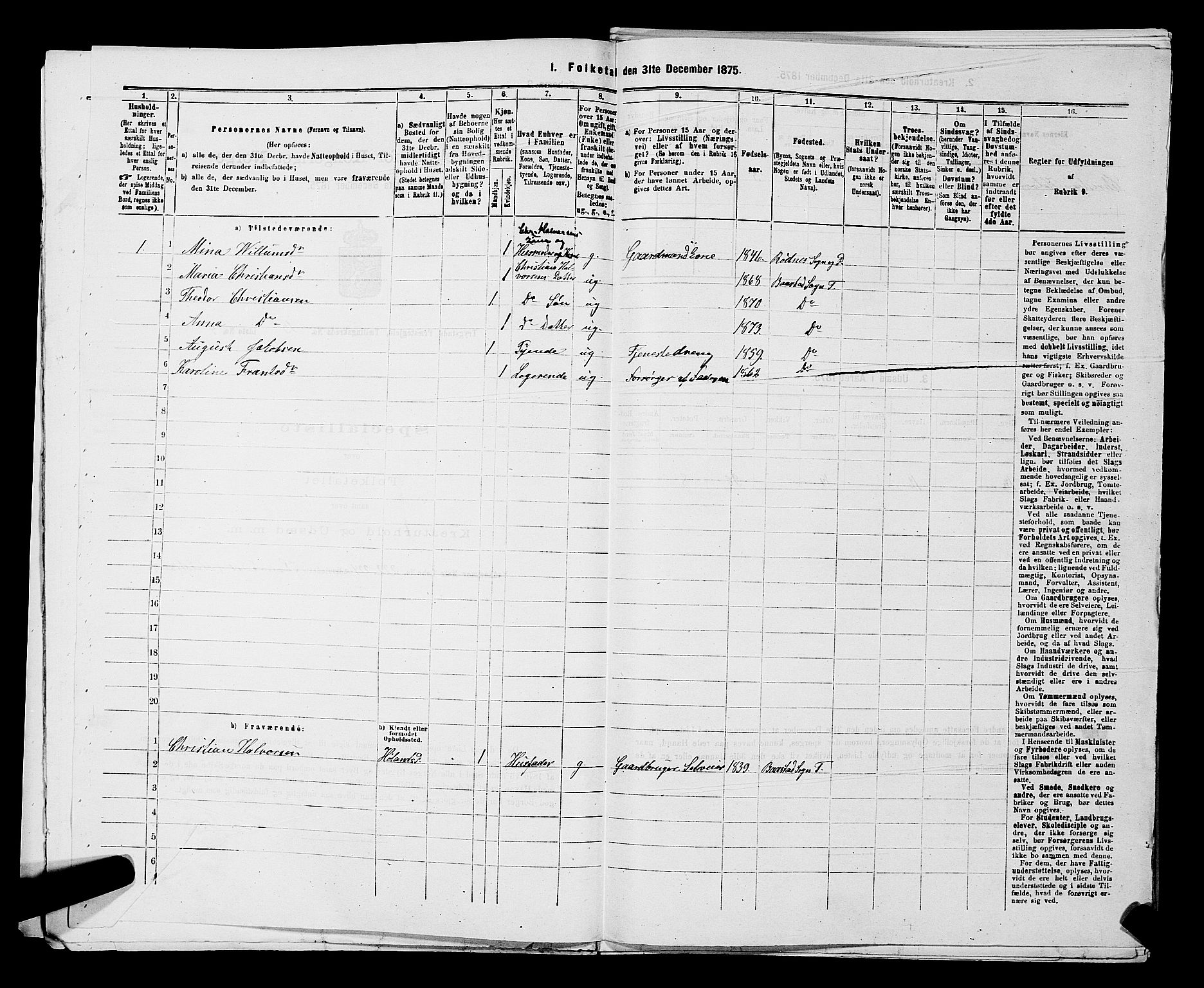 RA, 1875 census for 0122P Trøgstad, 1875, p. 1439