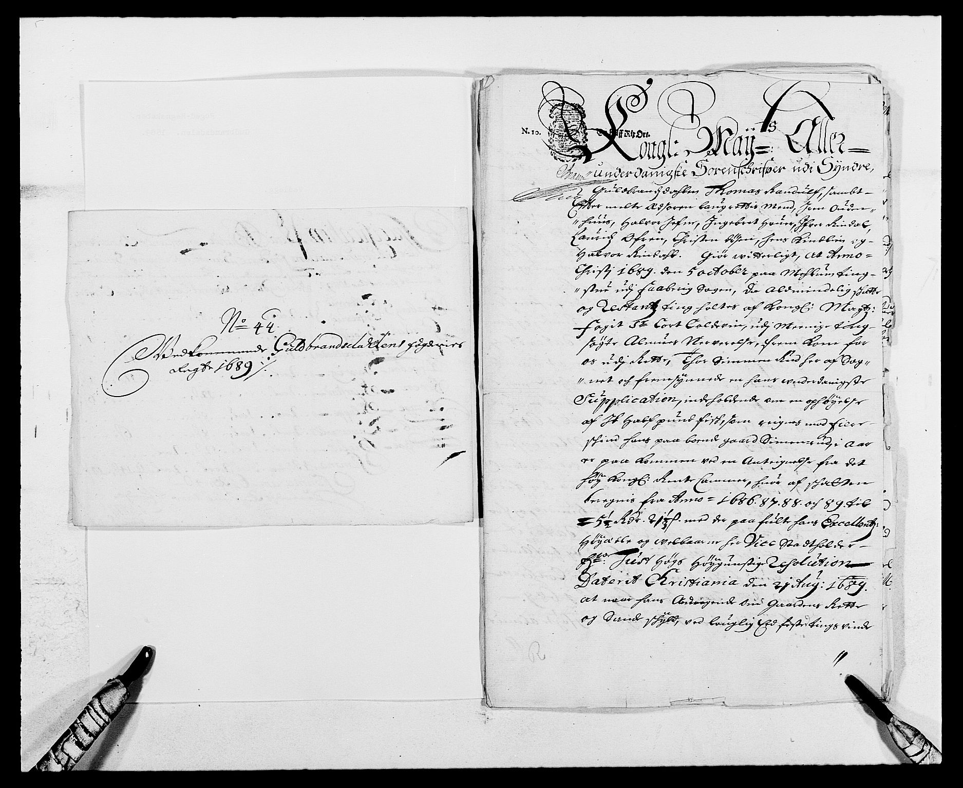 Rentekammeret inntil 1814, Reviderte regnskaper, Fogderegnskap, RA/EA-4092/R17/L1164: Fogderegnskap Gudbrandsdal, 1682-1689, p. 180