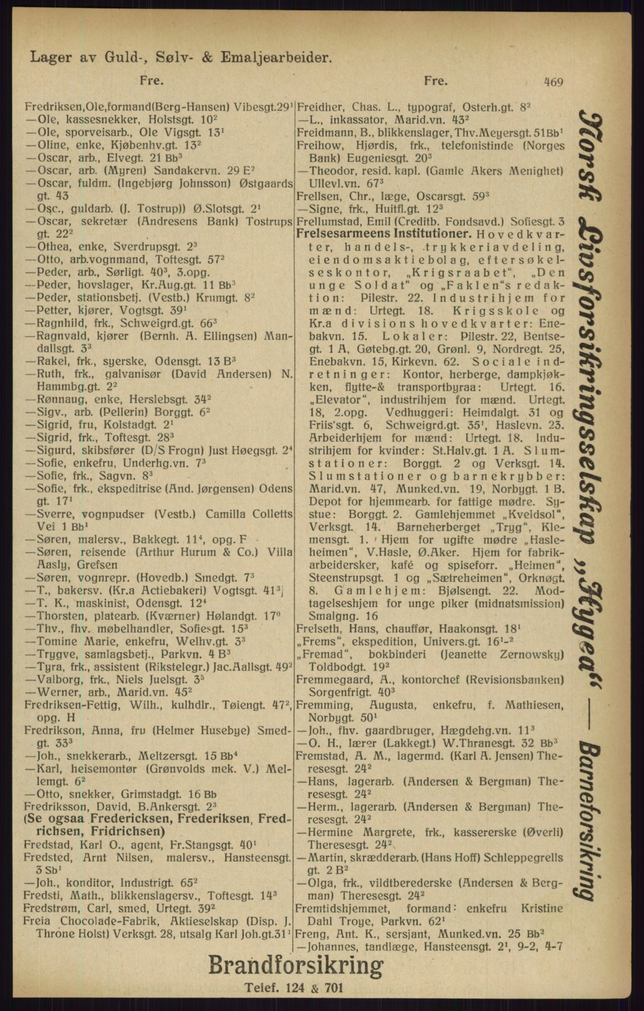 Kristiania/Oslo adressebok, PUBL/-, 1916, p. 469