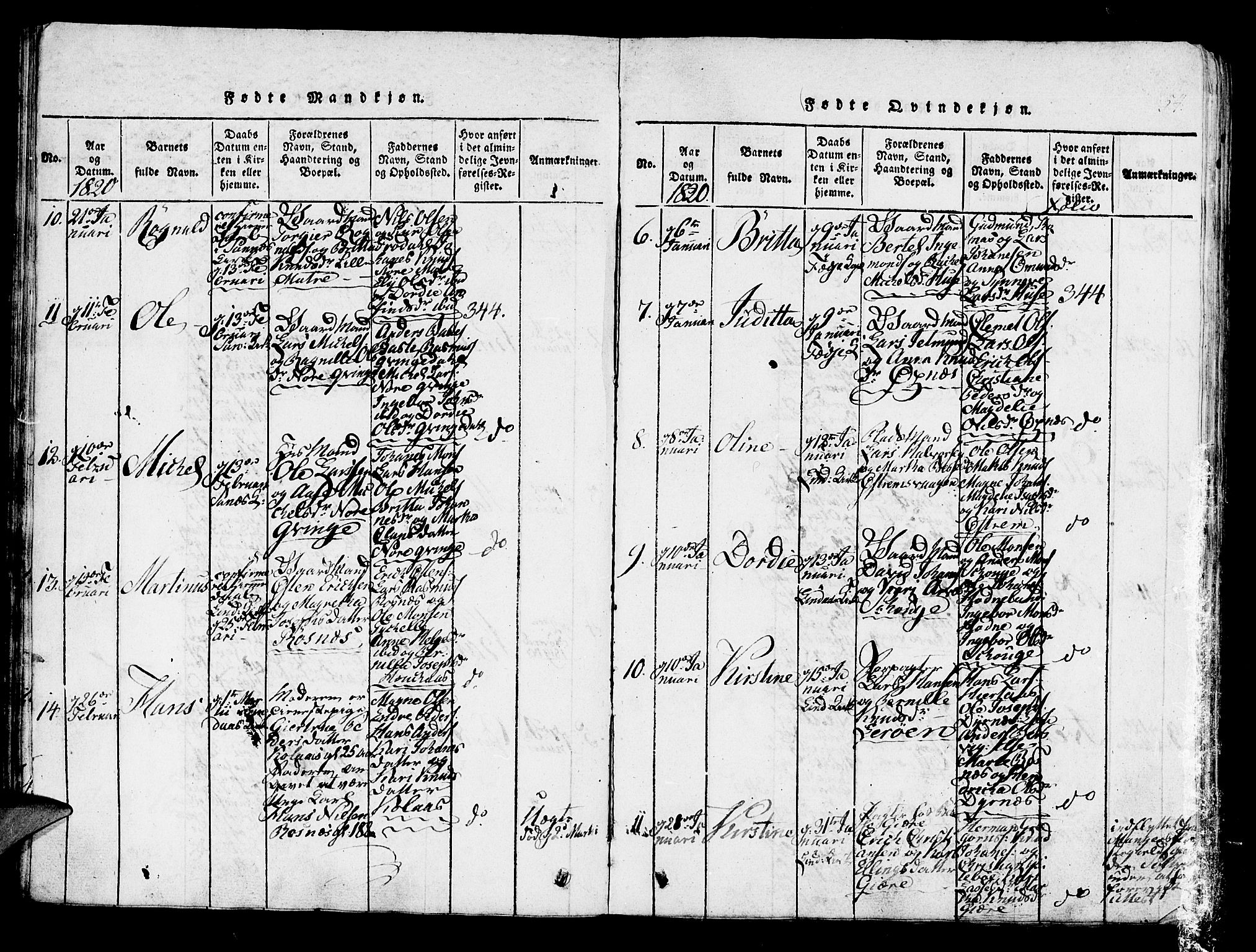 Lindås Sokneprestembete, SAB/A-76701/H/Haa: Parish register (official) no. A 7, 1816-1823, p. 54