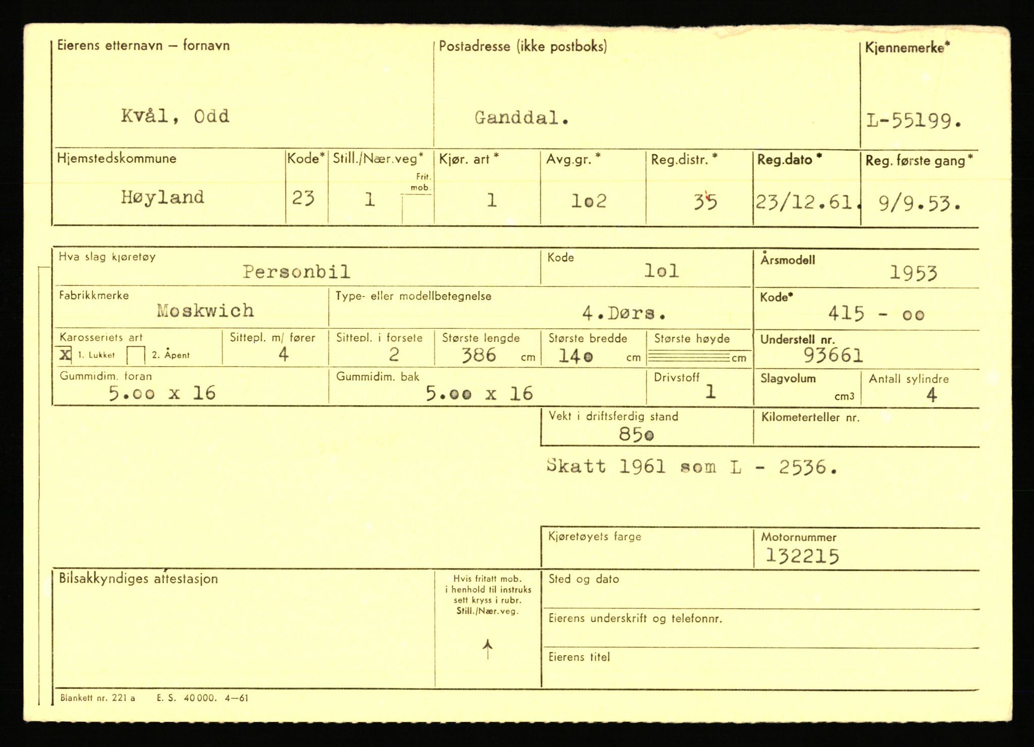 Stavanger trafikkstasjon, SAST/A-101942/0/F/L0054: L-54200 - L-55699, 1930-1971, p. 2021