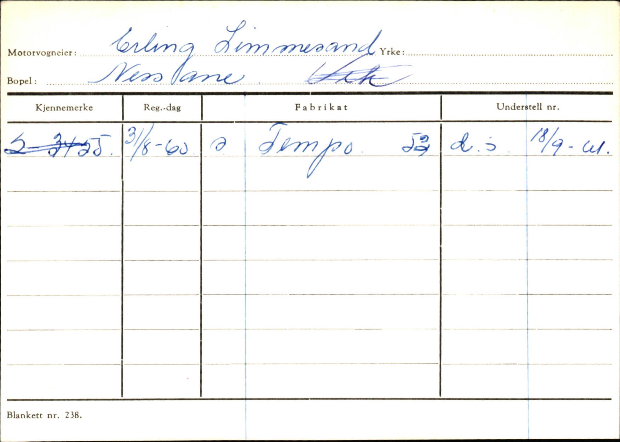 Statens vegvesen, Sogn og Fjordane vegkontor, AV/SAB-A-5301/4/F/L0132: Eigarregister Askvoll A-Å. Balestrand A-Å, 1945-1975, p. 1965