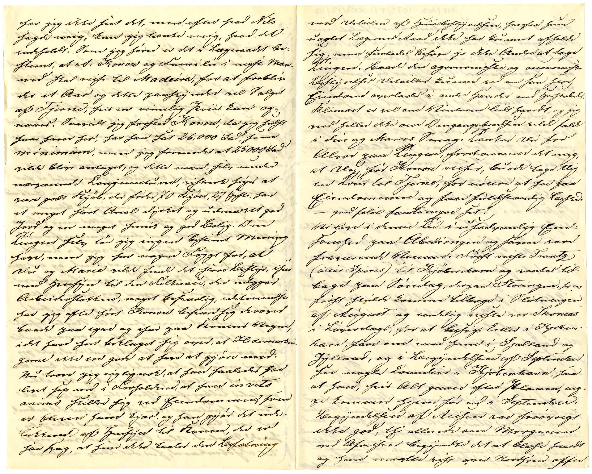 Diderik Maria Aalls brevsamling, NF/Ark-1023/F/L0001: D.M. Aalls brevsamling. A - B, 1738-1889, p. 91