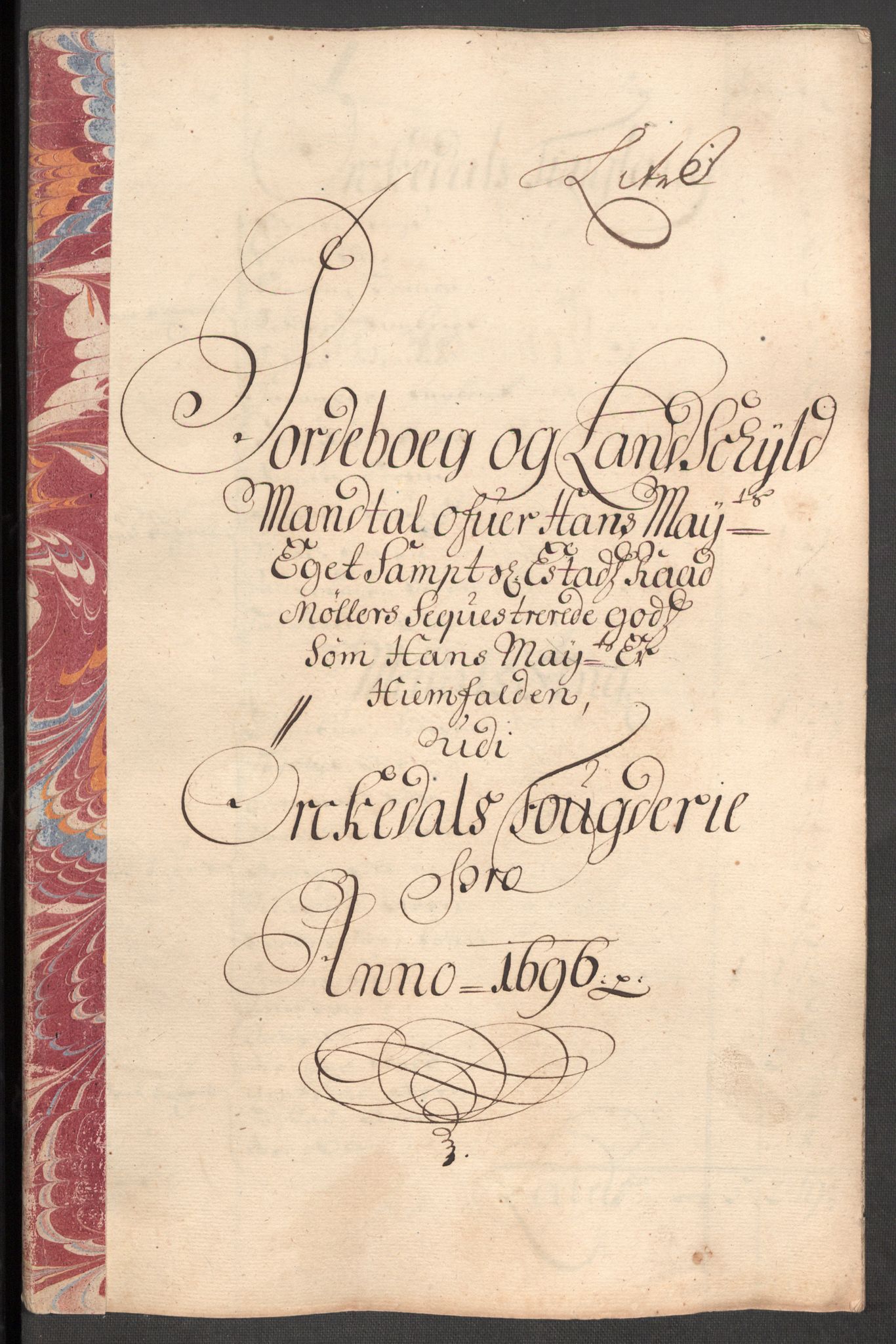 Rentekammeret inntil 1814, Reviderte regnskaper, Fogderegnskap, RA/EA-4092/R60/L3946: Fogderegnskap Orkdal og Gauldal, 1696, p. 157