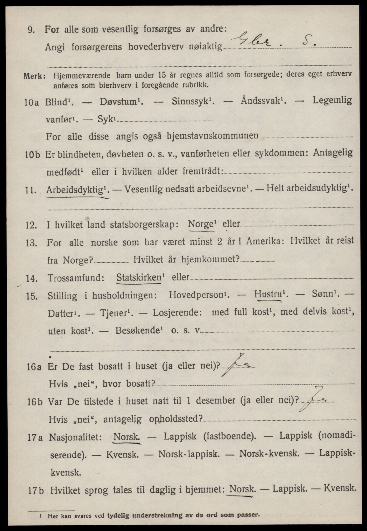 SAT, 1920 census for Rissa, 1920, p. 4798