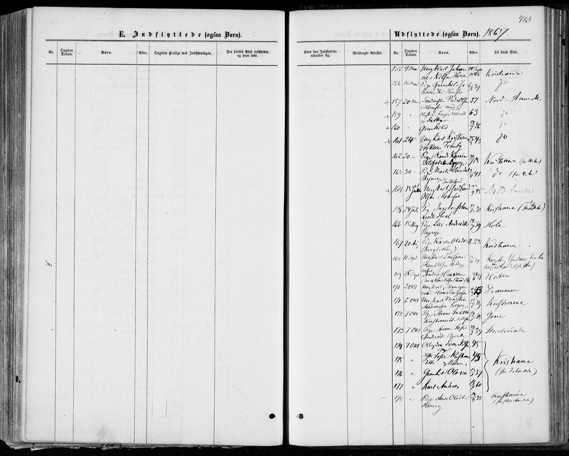 Norderhov kirkebøker, SAKO/A-237/F/Fa/L0013: Parish register (official) no. 13, 1866-1874, p. 473