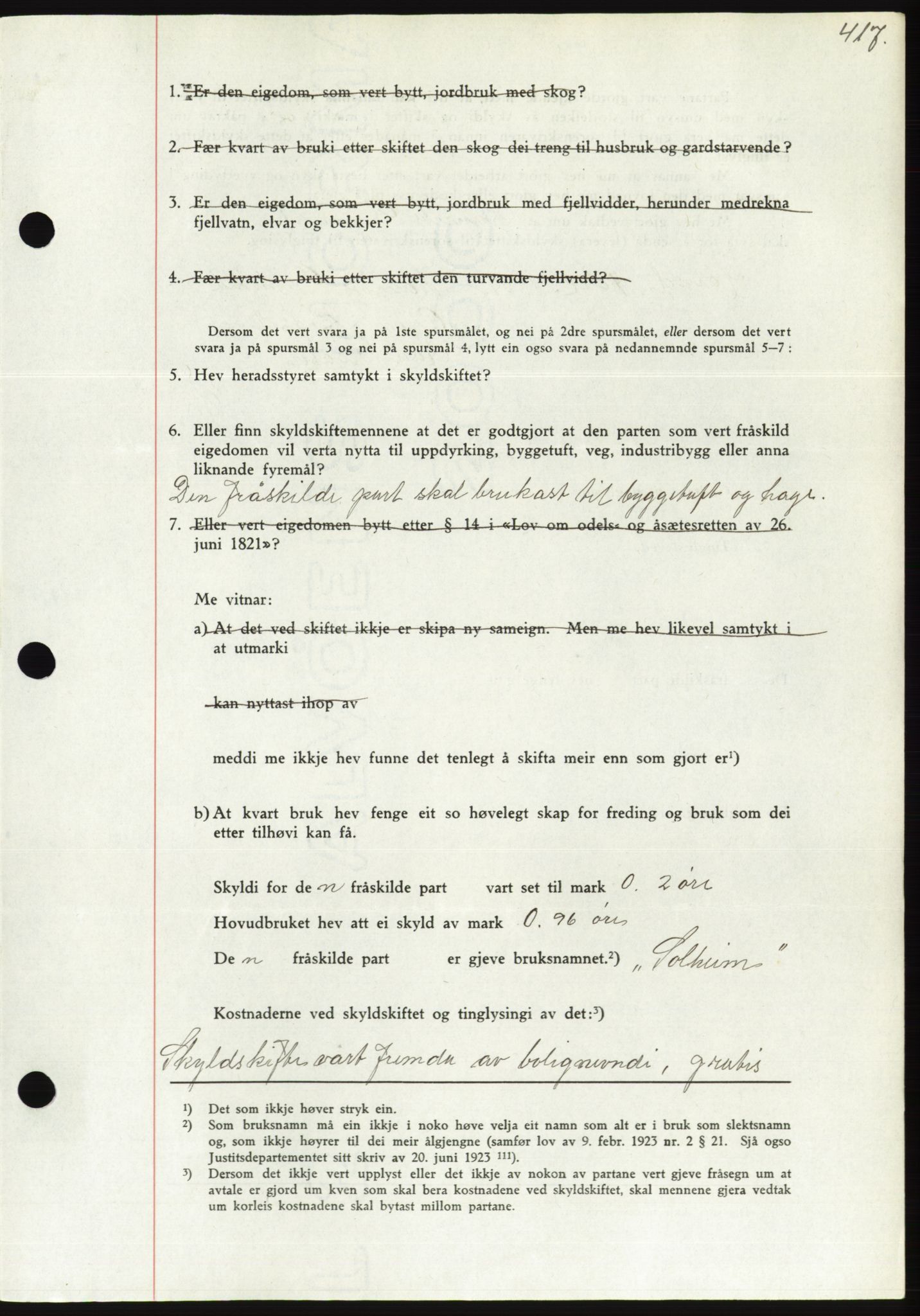 Søre Sunnmøre sorenskriveri, AV/SAT-A-4122/1/2/2C/L0064: Mortgage book no. 58, 1937-1938, Diary no: : 1984/1937