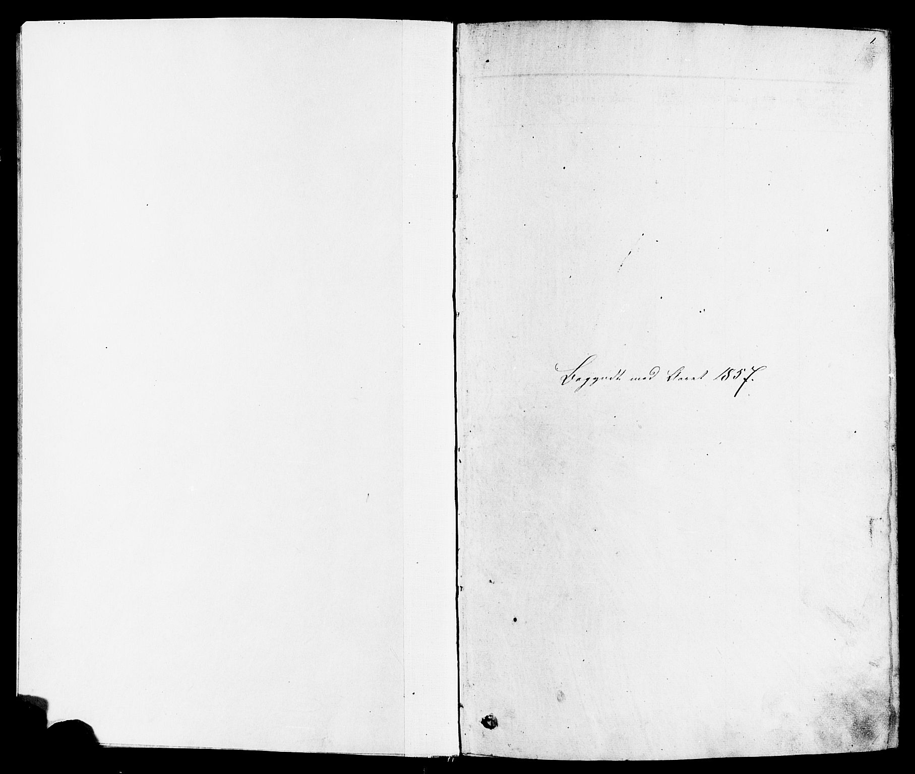 Skjold sokneprestkontor, SAST/A-101847/H/Ha/Haa/L0007: Parish register (official) no. A 7, 1857-1882, p. 1