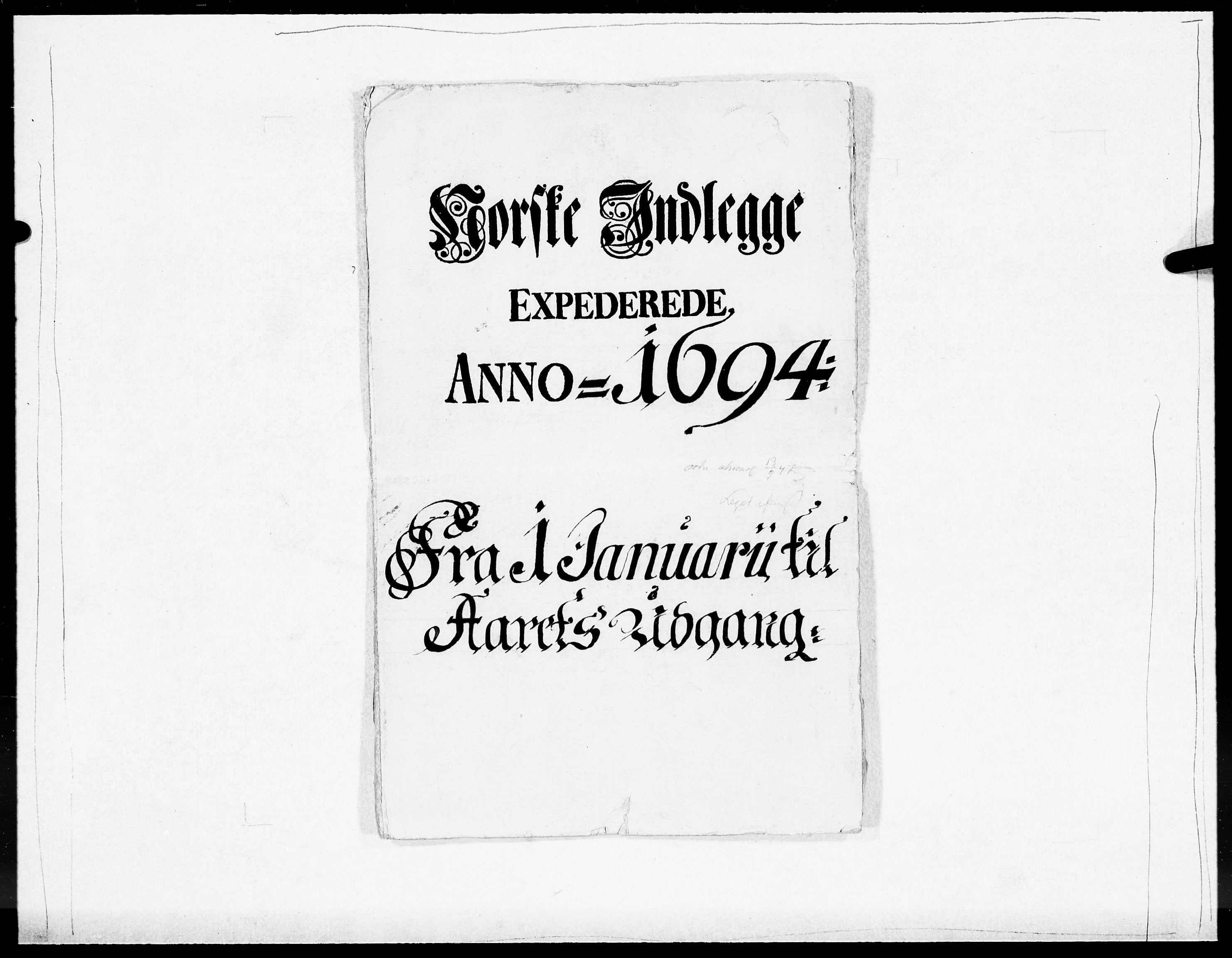 Danske Kanselli 1572-1799, RA/EA-3023/F/Fc/Fcc/Fcca/L0046: Norske innlegg 1572-1799, 1693-1695, p. 122