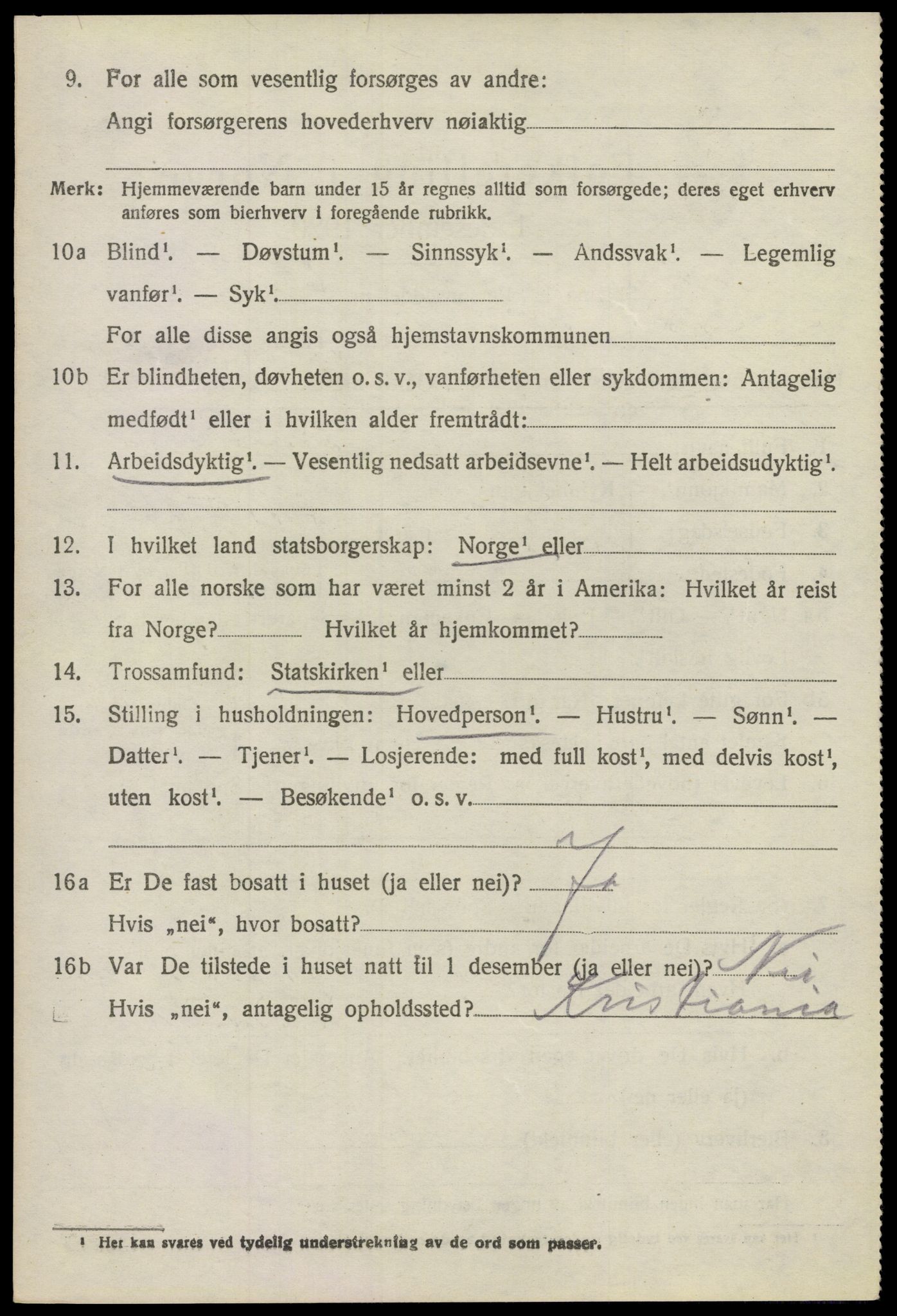 SAO, 1920 census for Lillestrøm, 1920, p. 3069