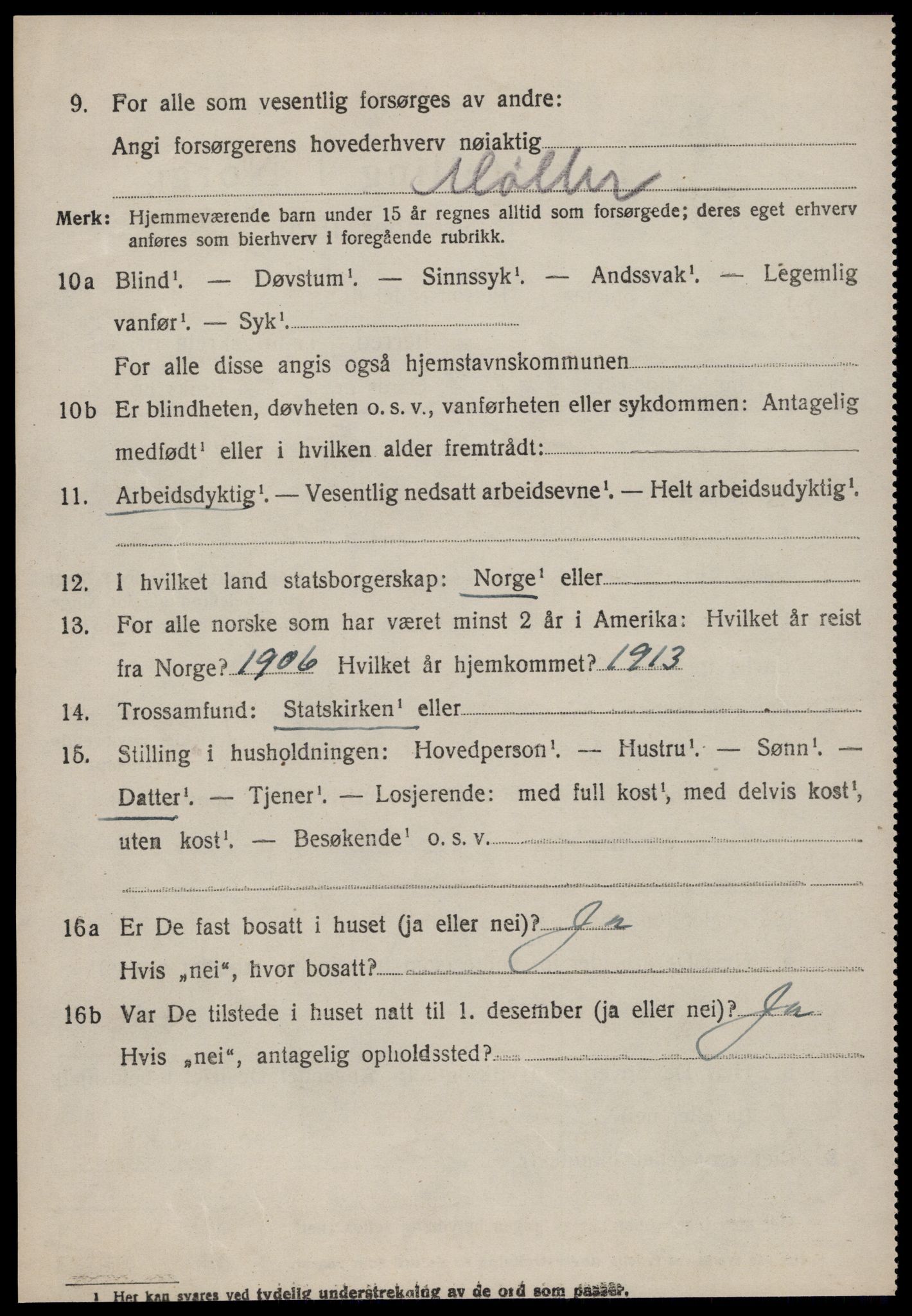 SAT, 1920 census for Sykkylven, 1920, p. 2702
